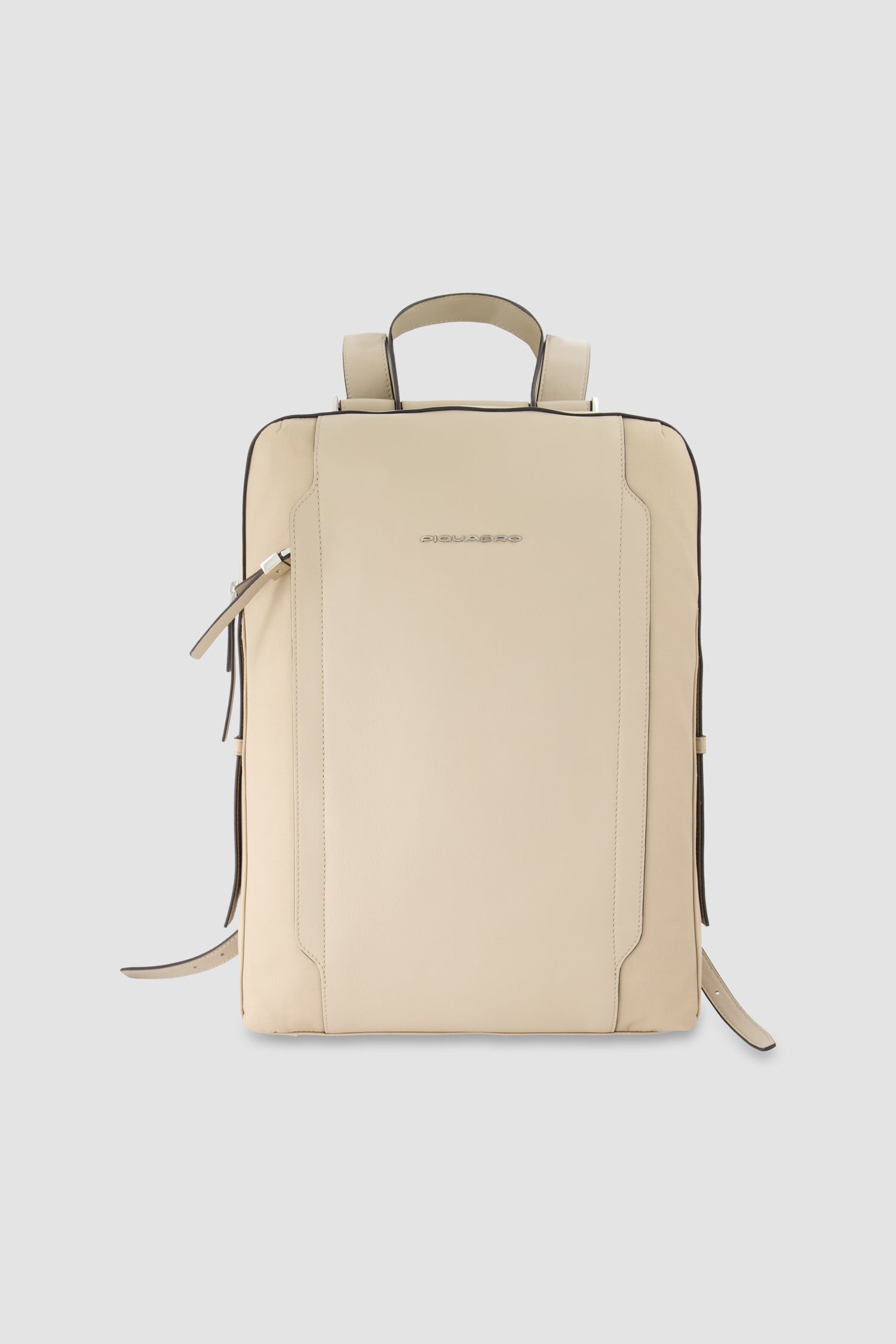 Piquadro Beige Laptop Backpack 14"