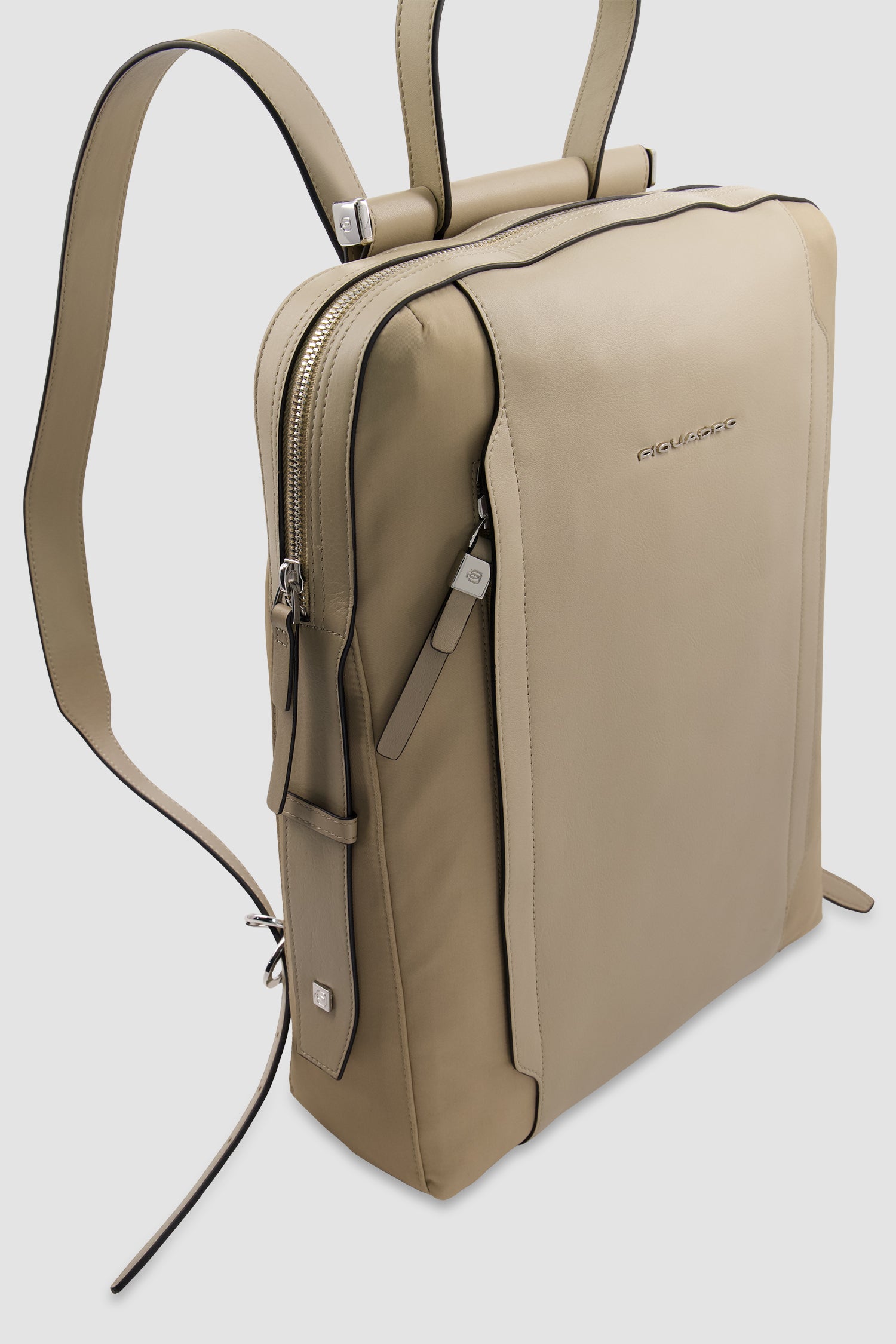Piquadro Beige Laptop Backpack 14"