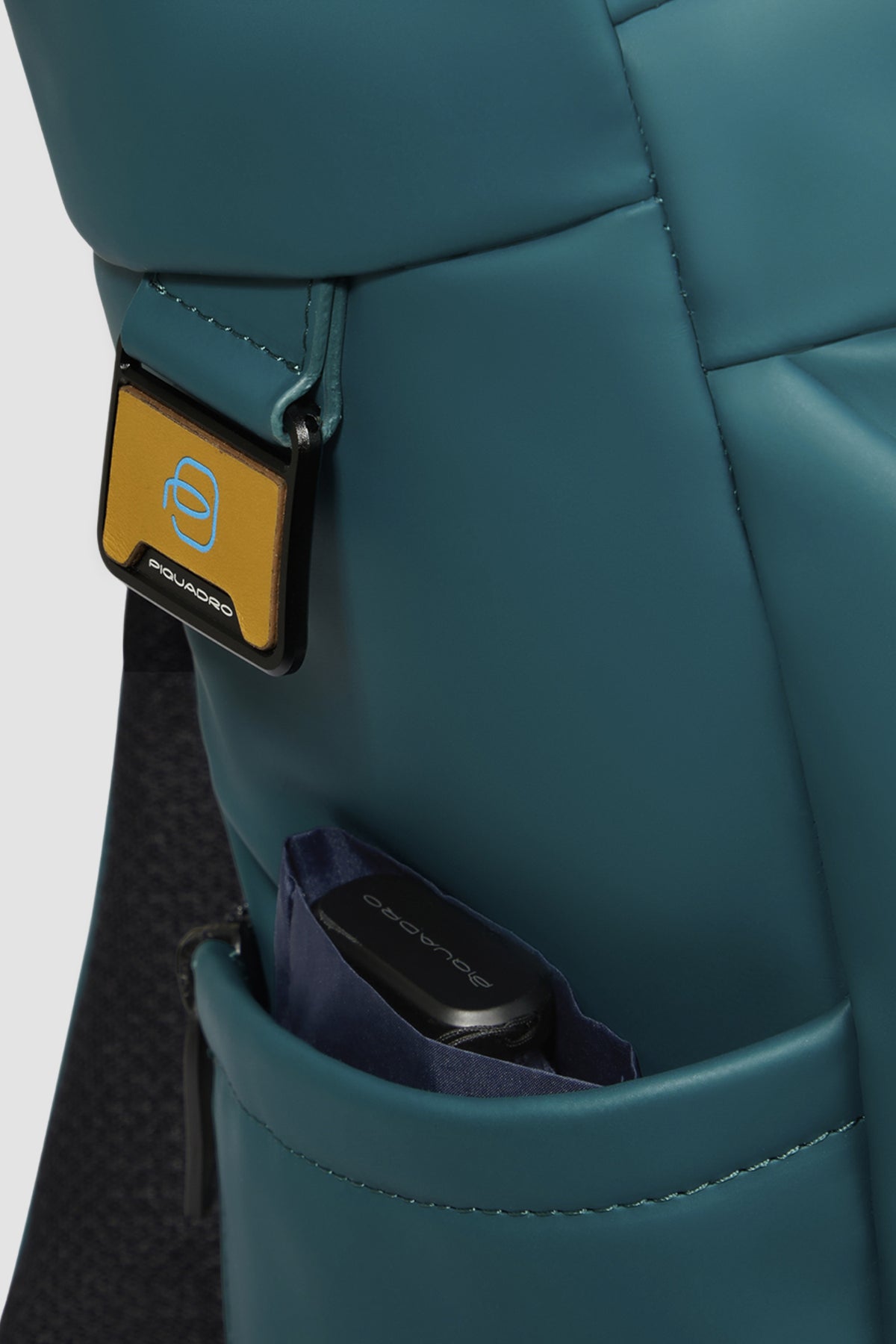 Piquadro Green Roll Top Backpack
