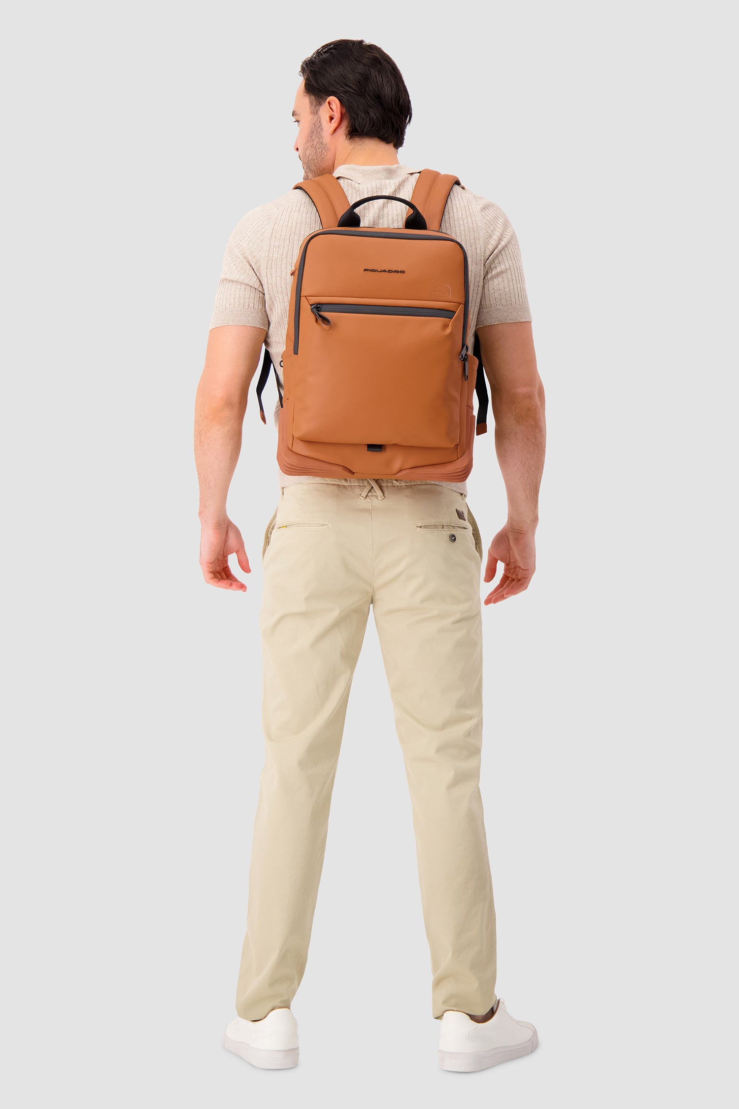 Sac à dos Piquadro pour ordinateur portable 15,6", orange