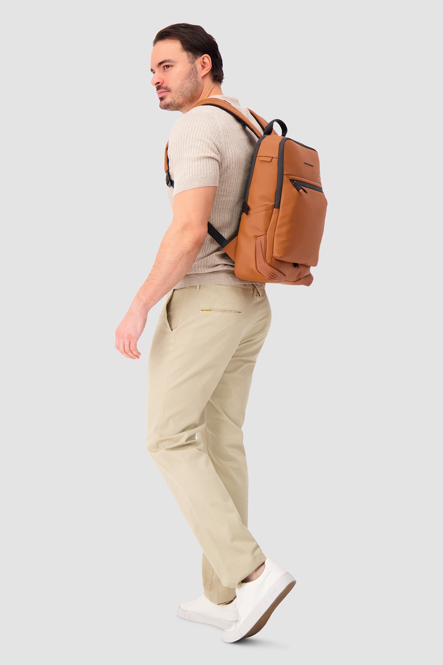 Sac à dos Piquadro pour ordinateur portable 15,6", orange