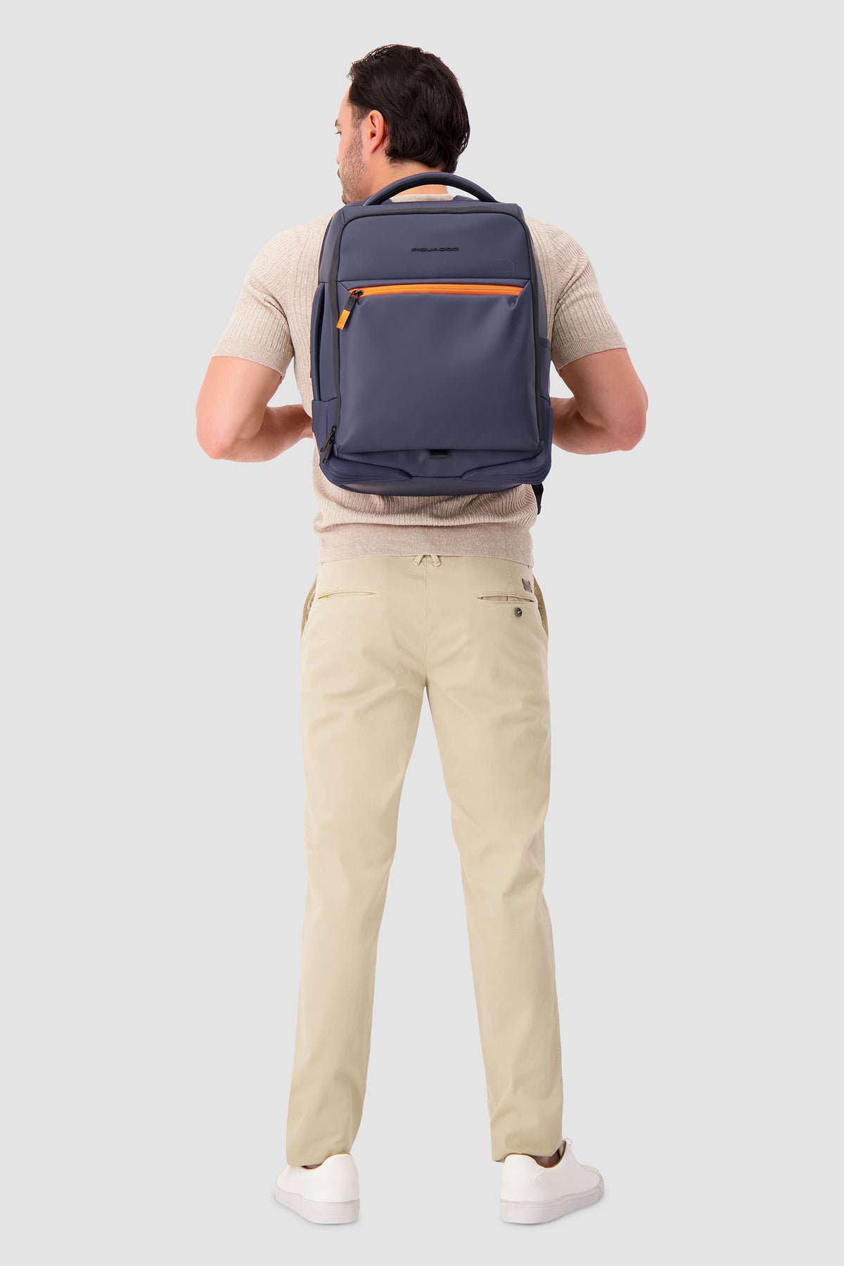 Piquadro Navy Laptop Backpack 15.6"