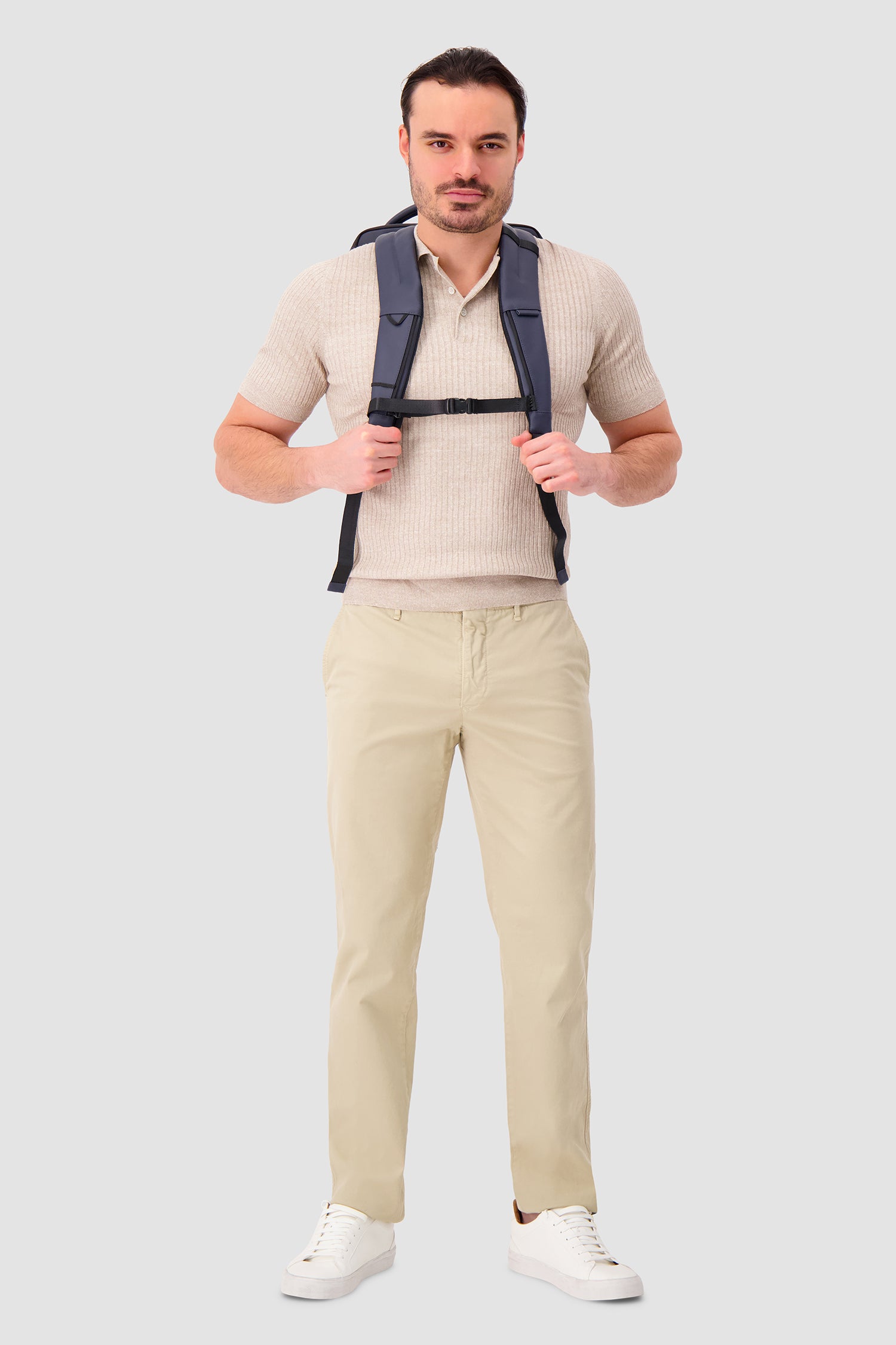 Piquadro Navy Travel Laptop Backpack
