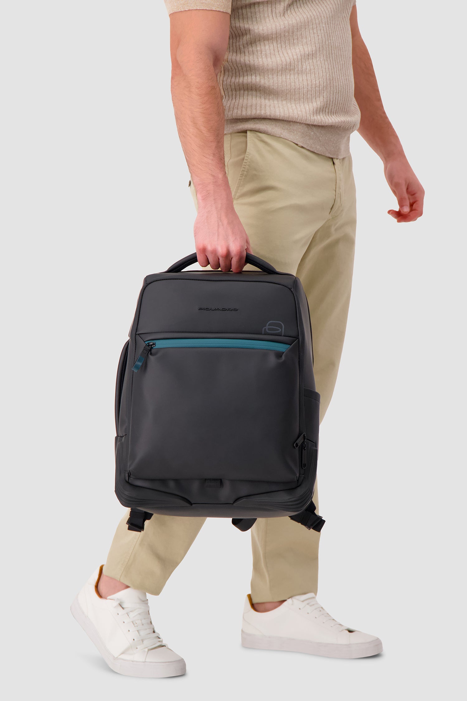 Piquadro Black Travel Laptop Backpack