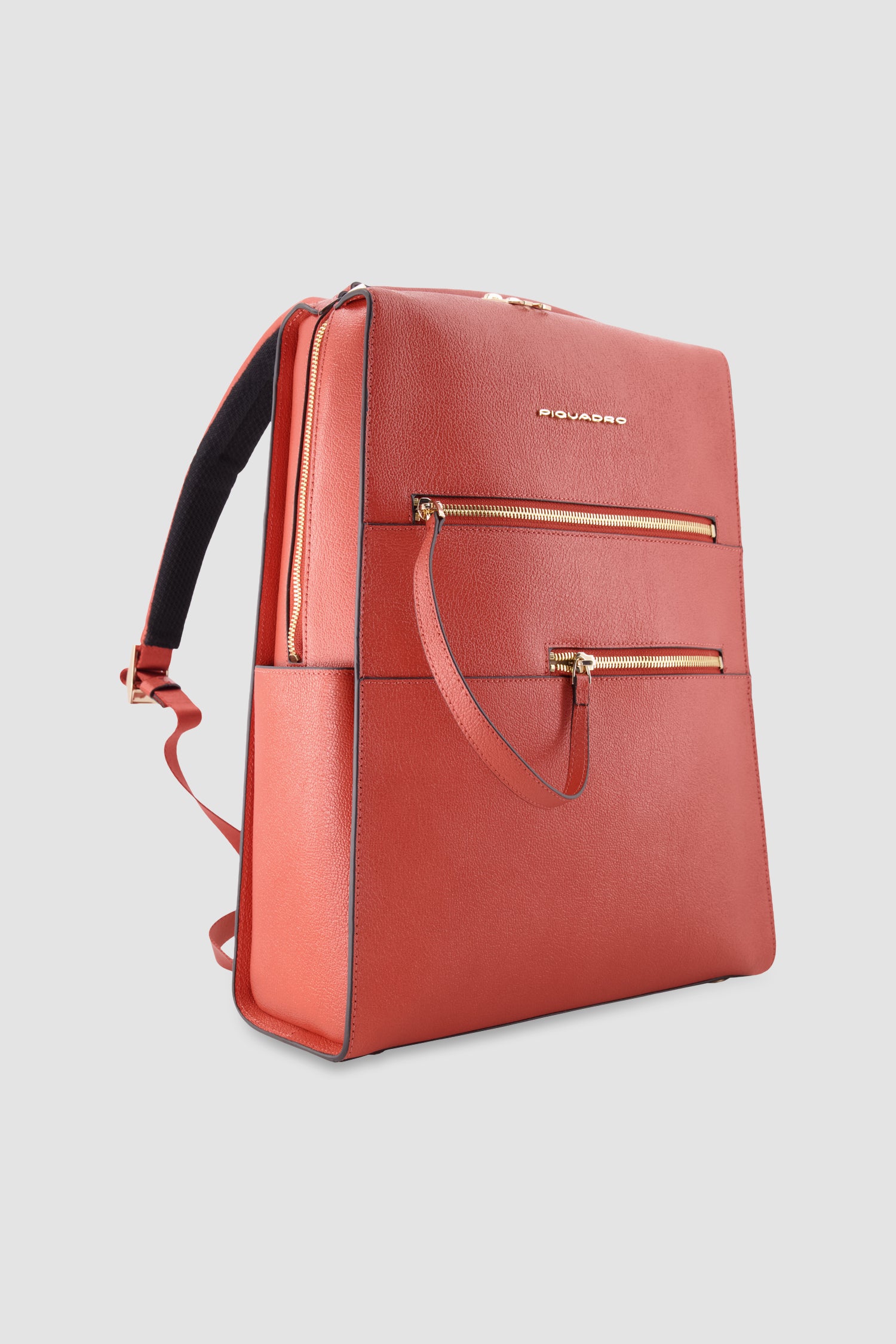 Piquadro Orange Laptop Backpack 14"
