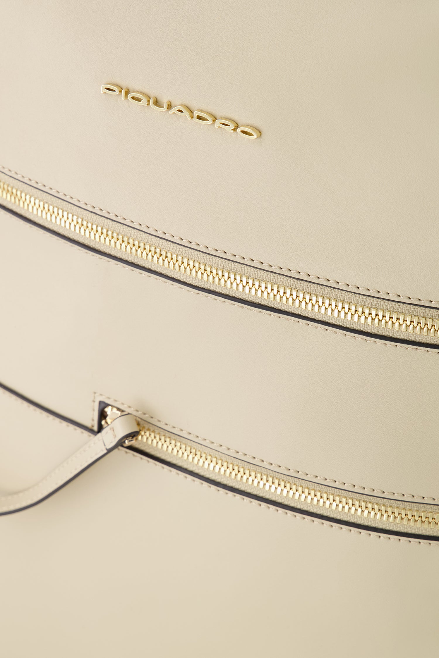 Piquadro Beige Laptop Backpack 14"