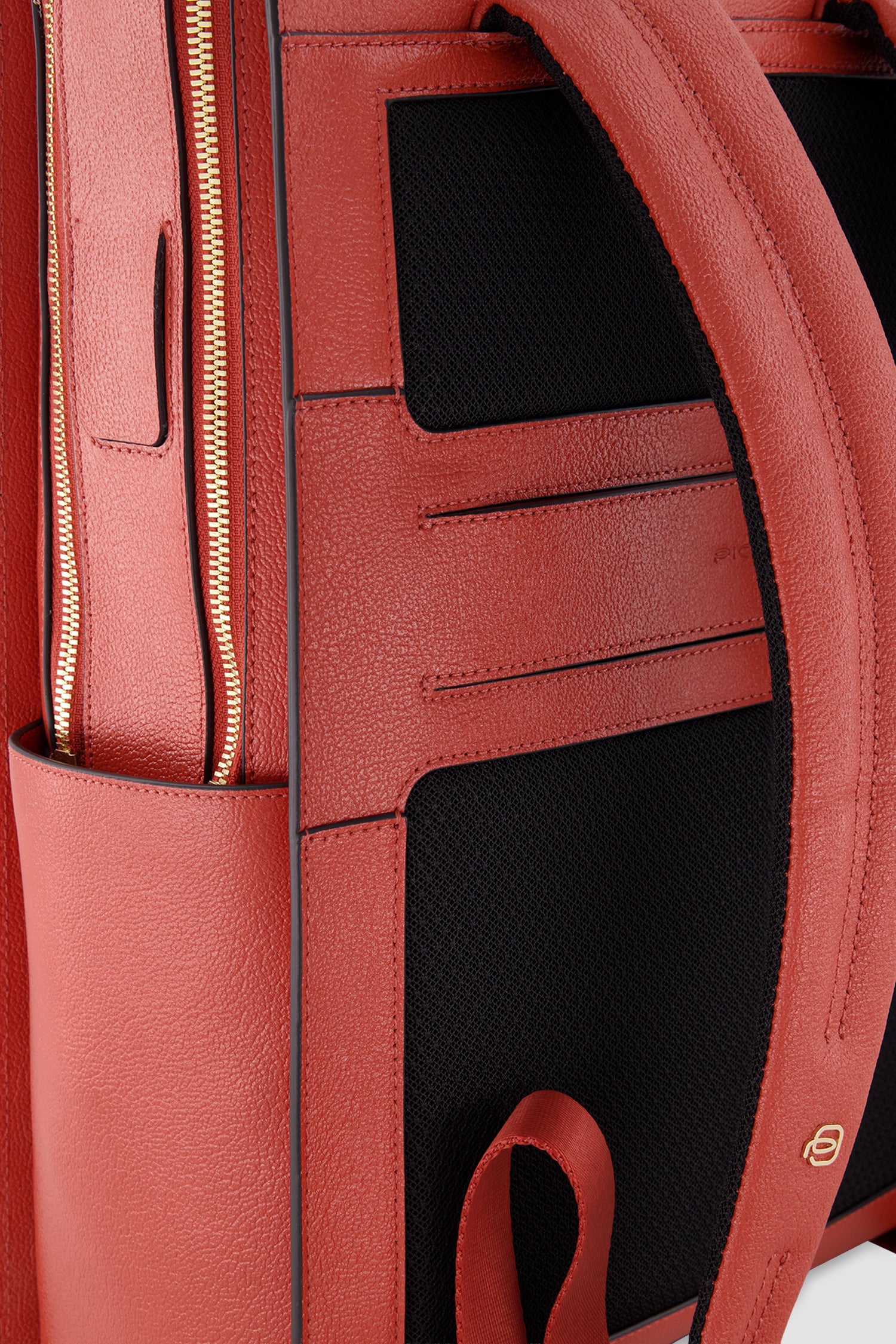 Piquadro Orange Laptop Backpack 15.6"