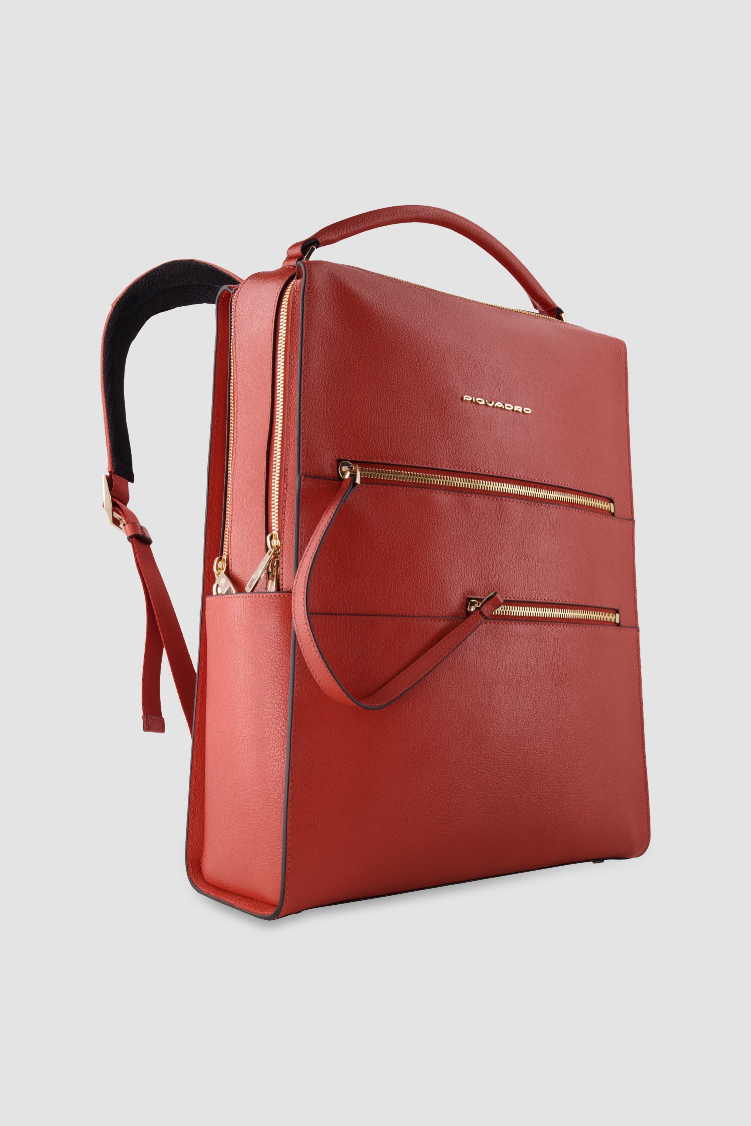 Piquadro Orange Laptop Backpack 15.6"