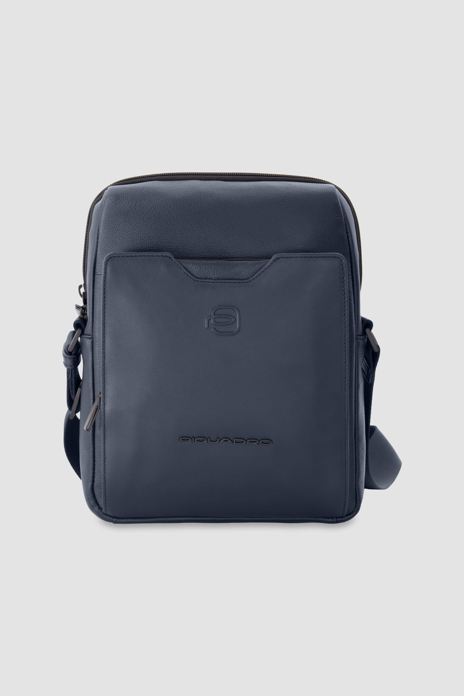 Piquadro Blue Crossbody iPad Bag