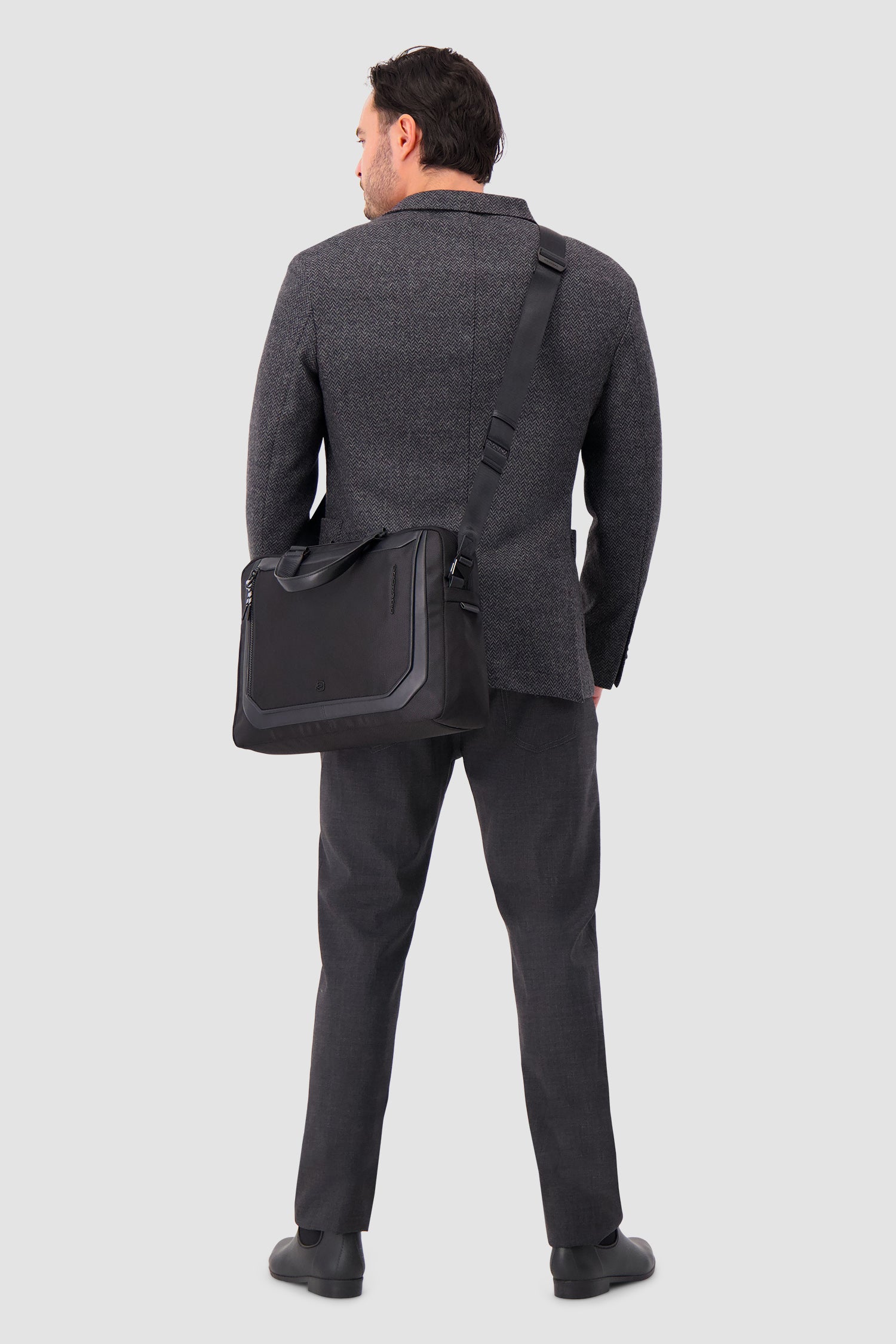 Piquadro Black 15.6" Laptop Bag