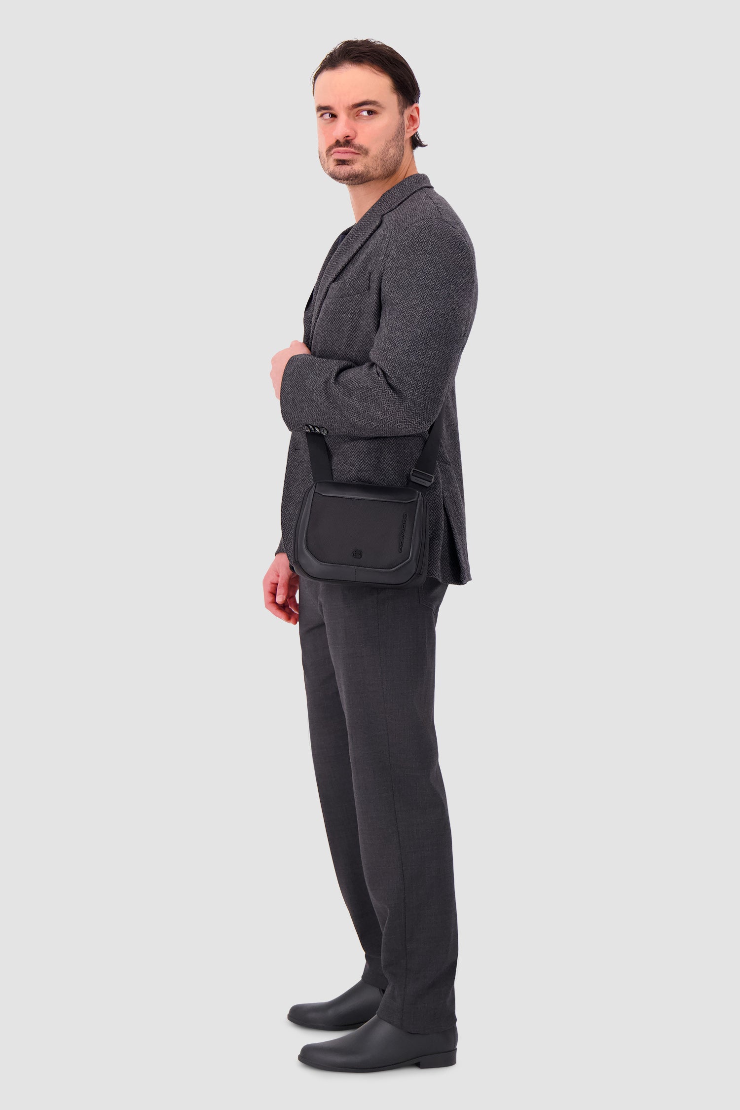 Piquadro Black Crossbody Bag