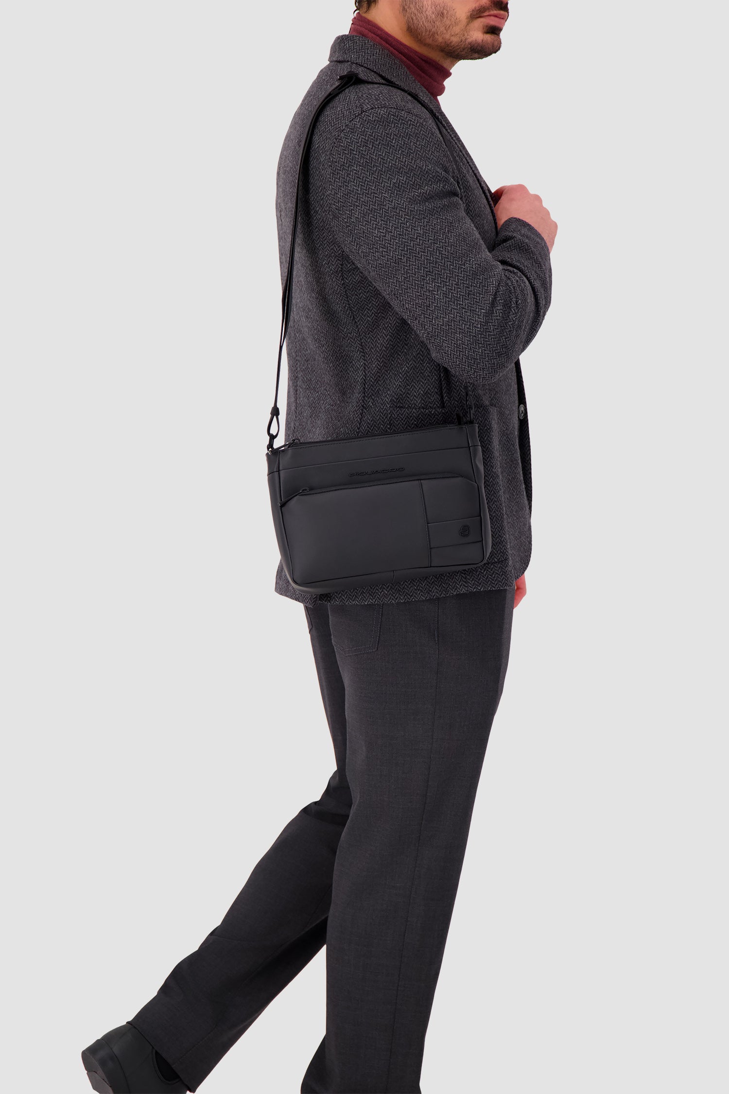 Piquadro Black Crossbody Bag