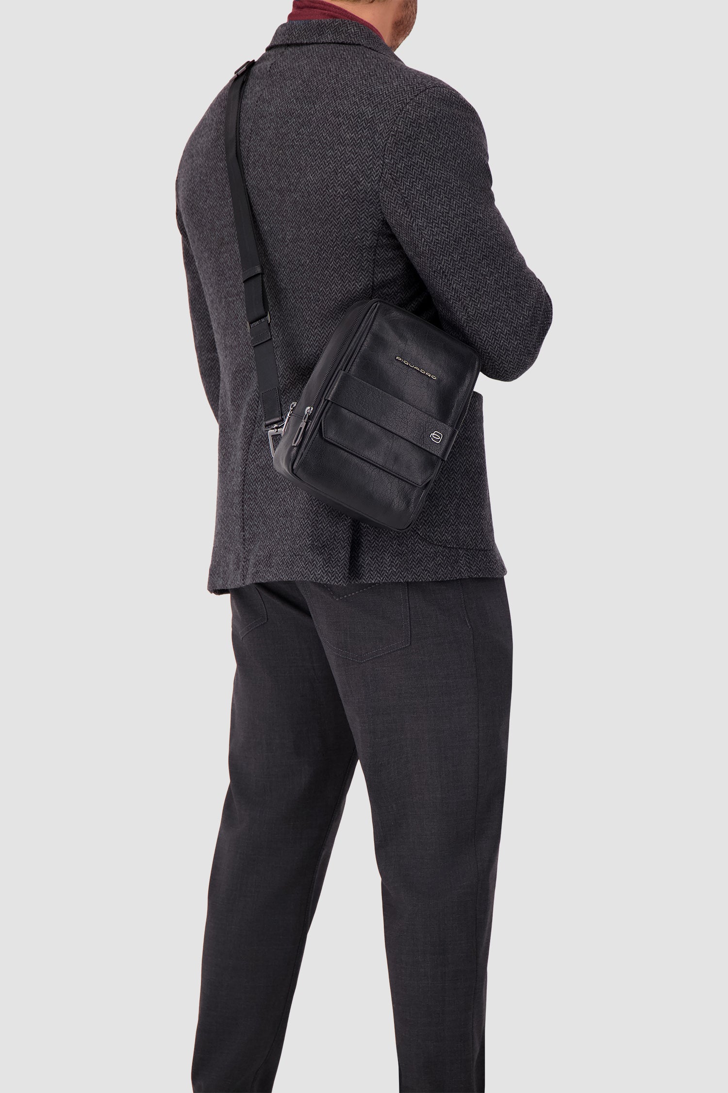 Piquadro Black Crossbody Bag