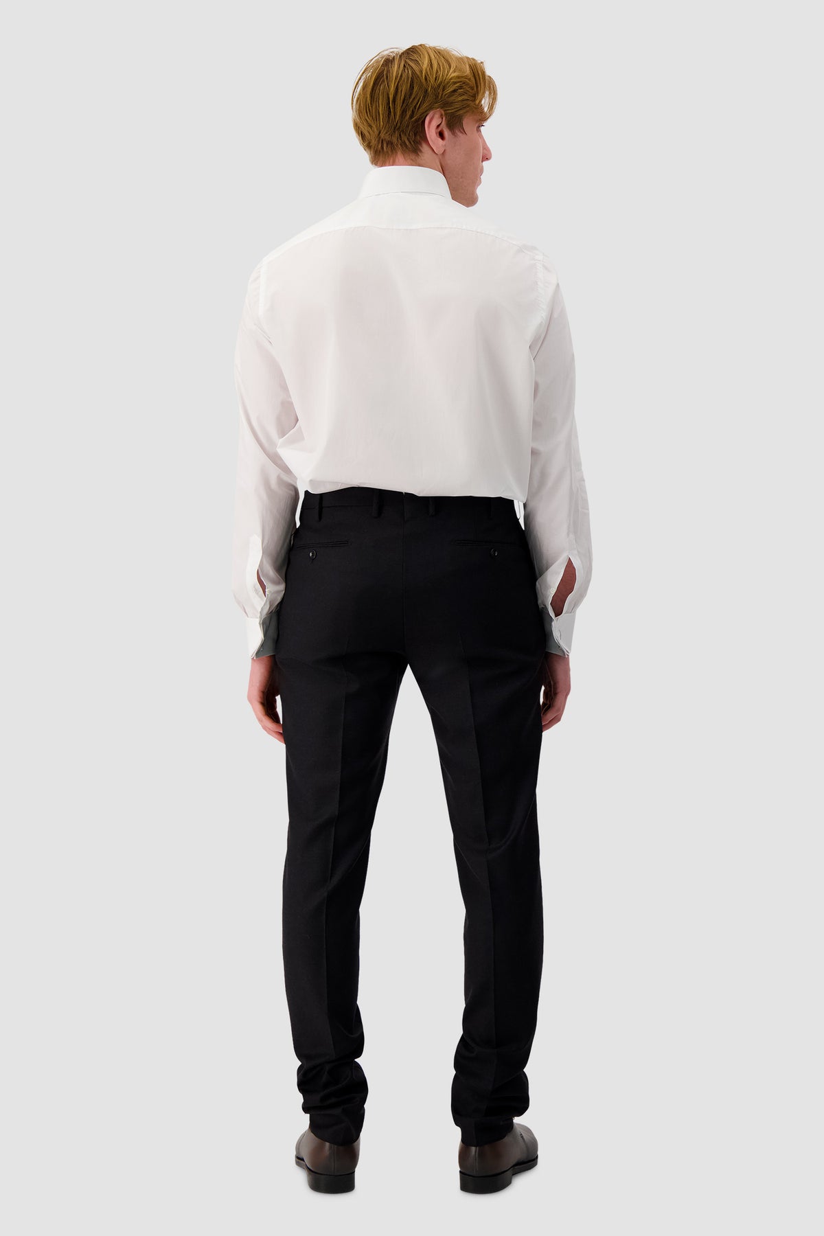 Luigi Borrelli White Tuxedo Shirt