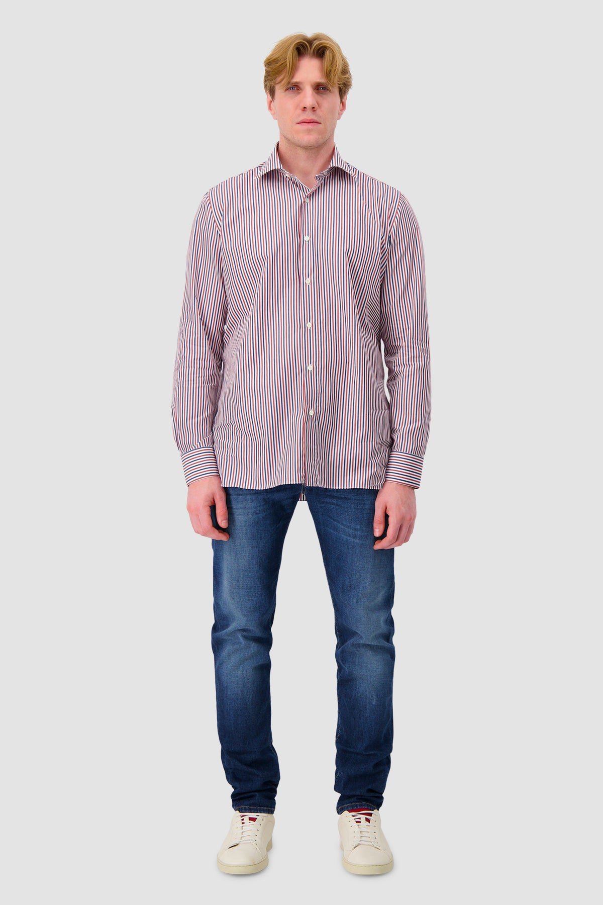 Luigi Borrelli Mutlicolor Striped Shirt
