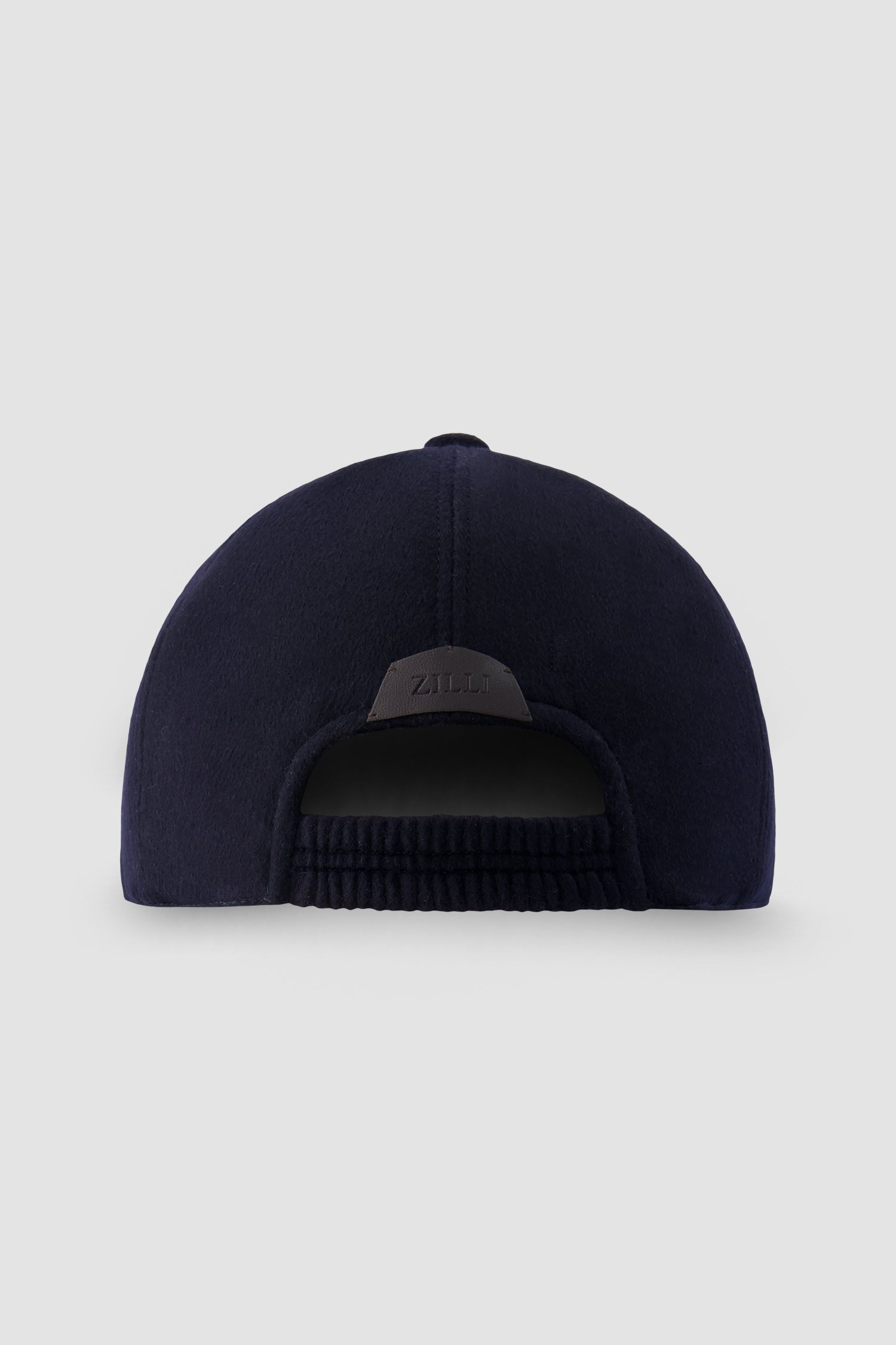 Zilli Navy Cashmere Visor Cap