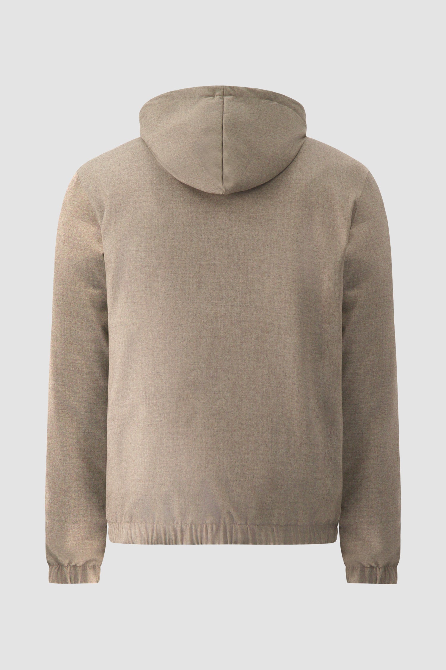 Marco Pescarolo Taupe Hooded Zip Jacket