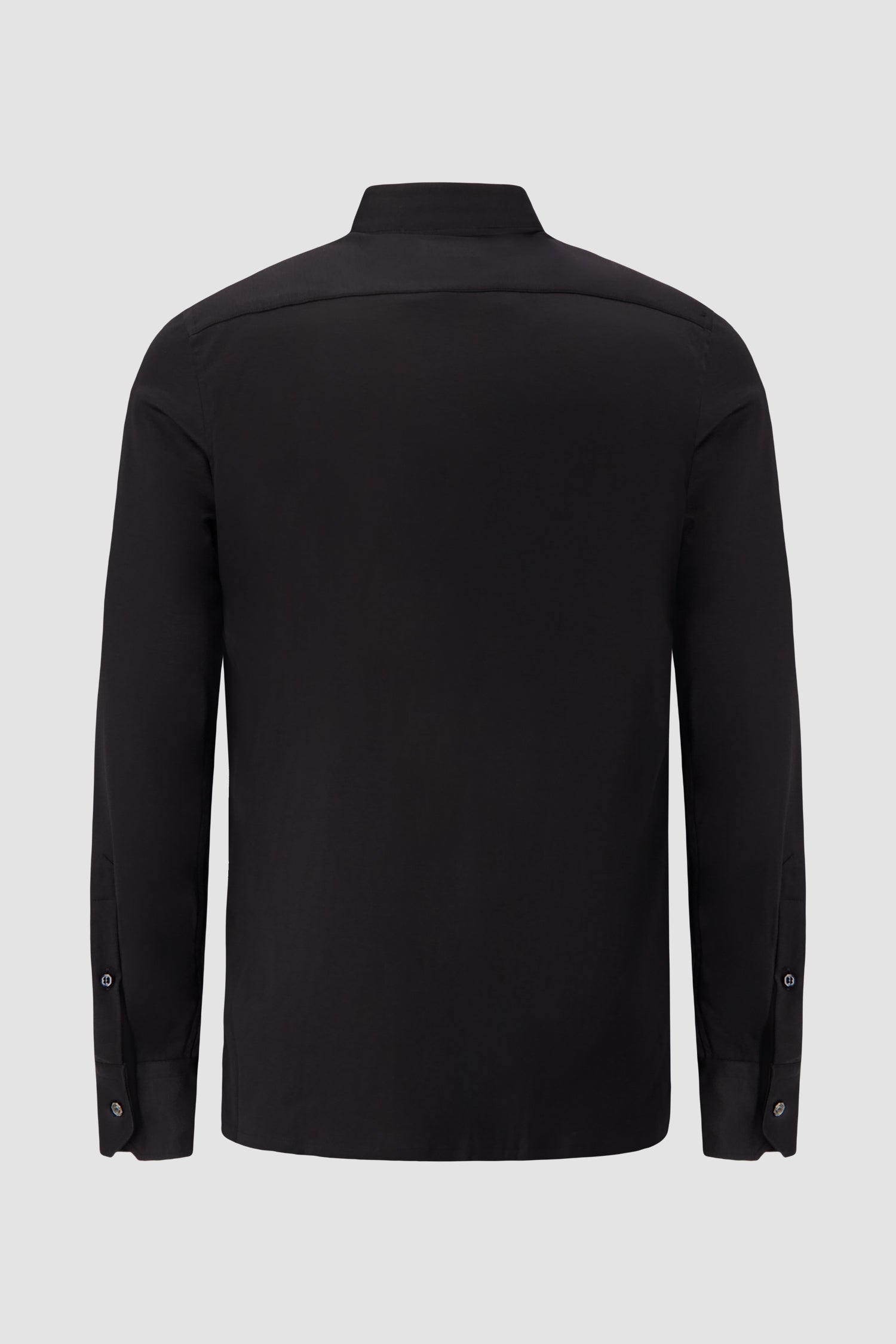 Stefano Ricci Black Cotton Dress Shirt