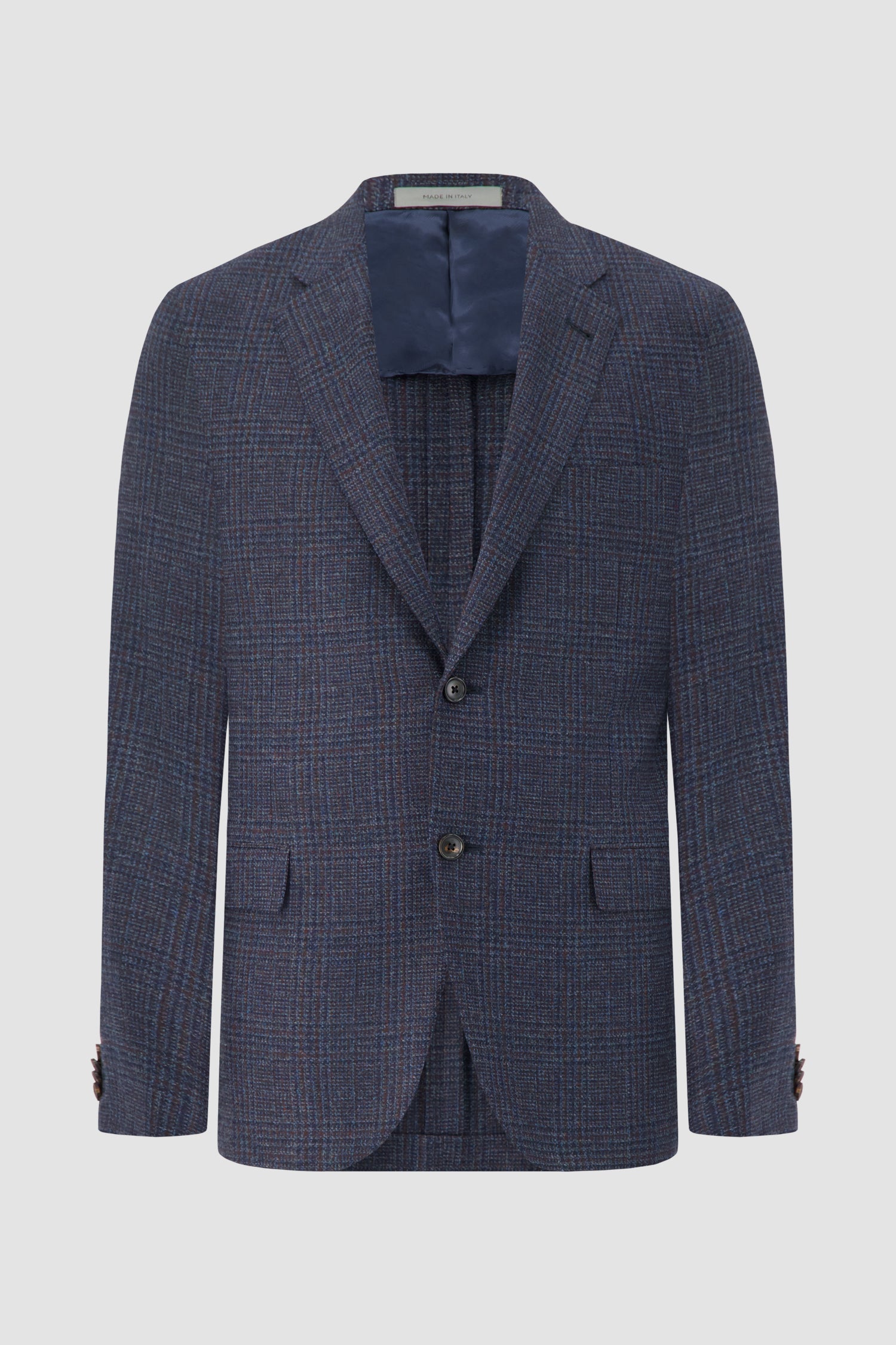 Corneliani Wool Blazer - Navy/Brown