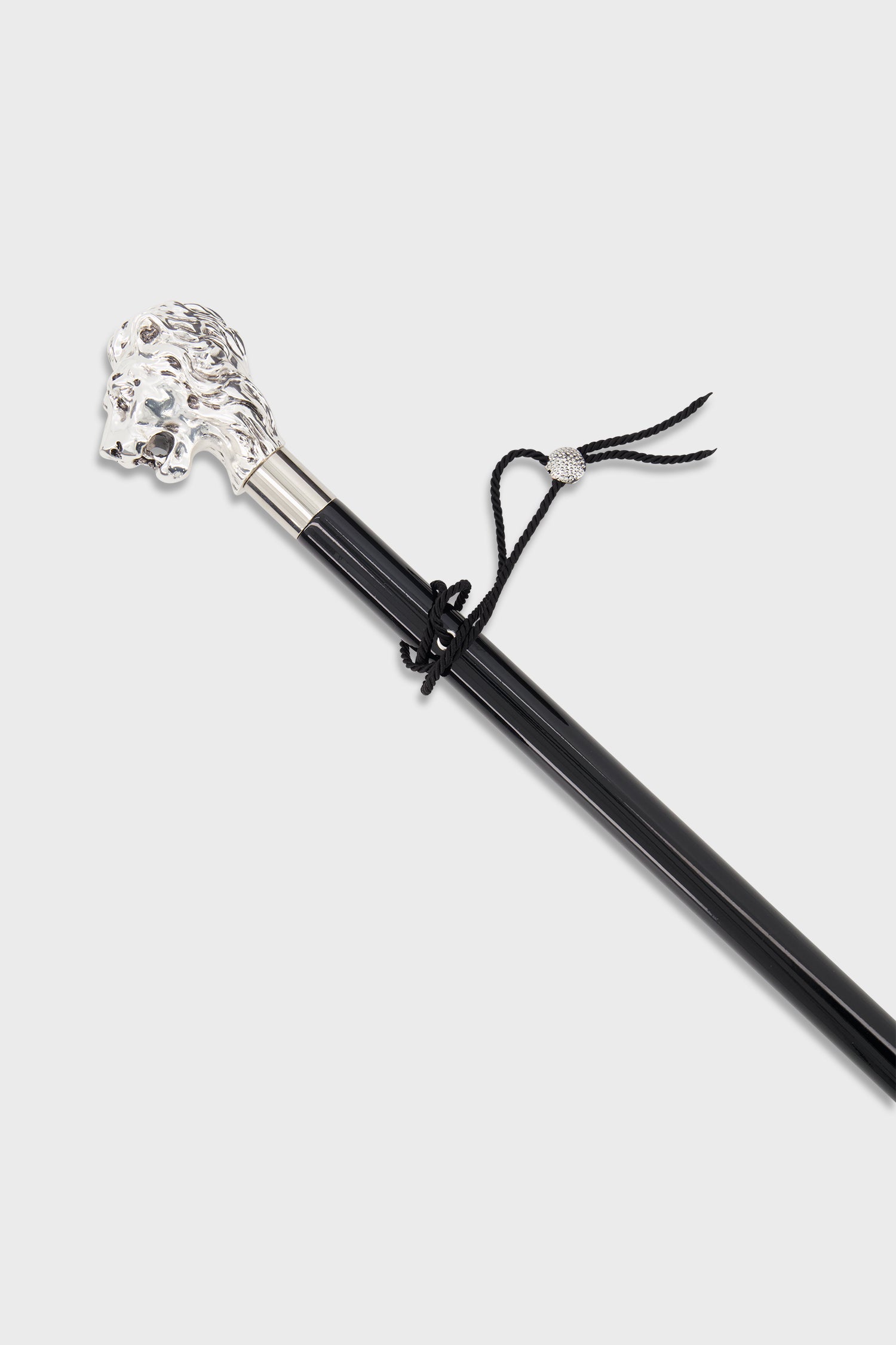 Pasotti Black/Silver Lion Shoehorn