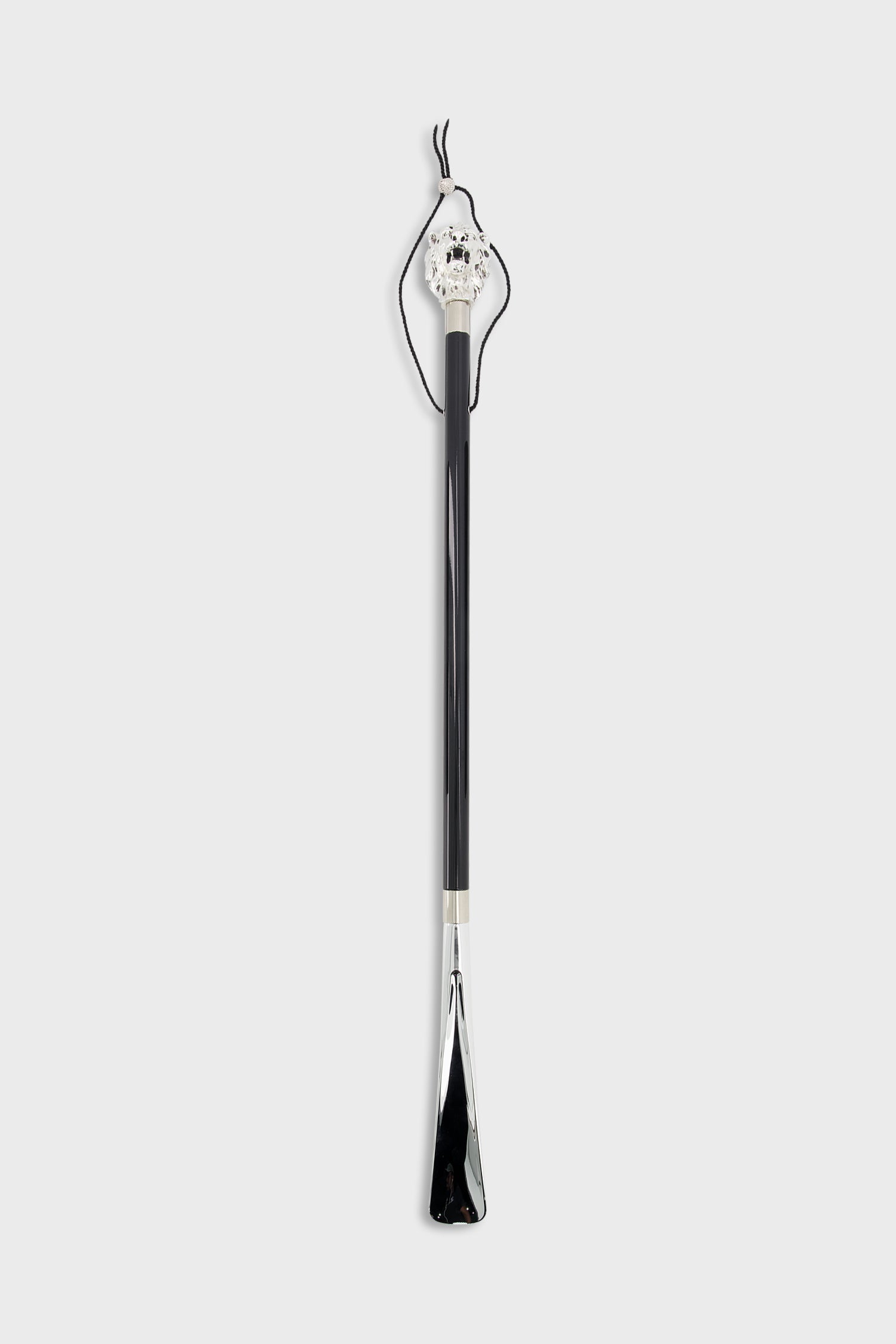 Pasotti Black/Silver Lion Shoehorn