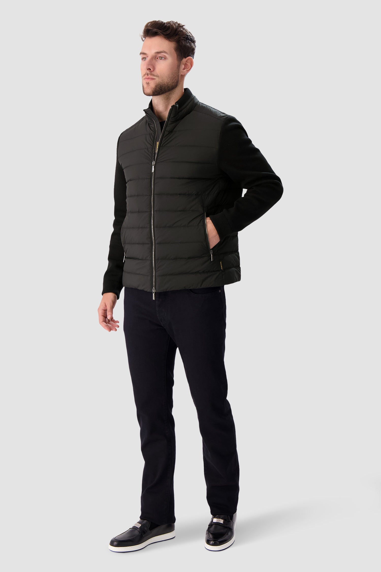 Moorer Black CATTANEO-S3C Jacket