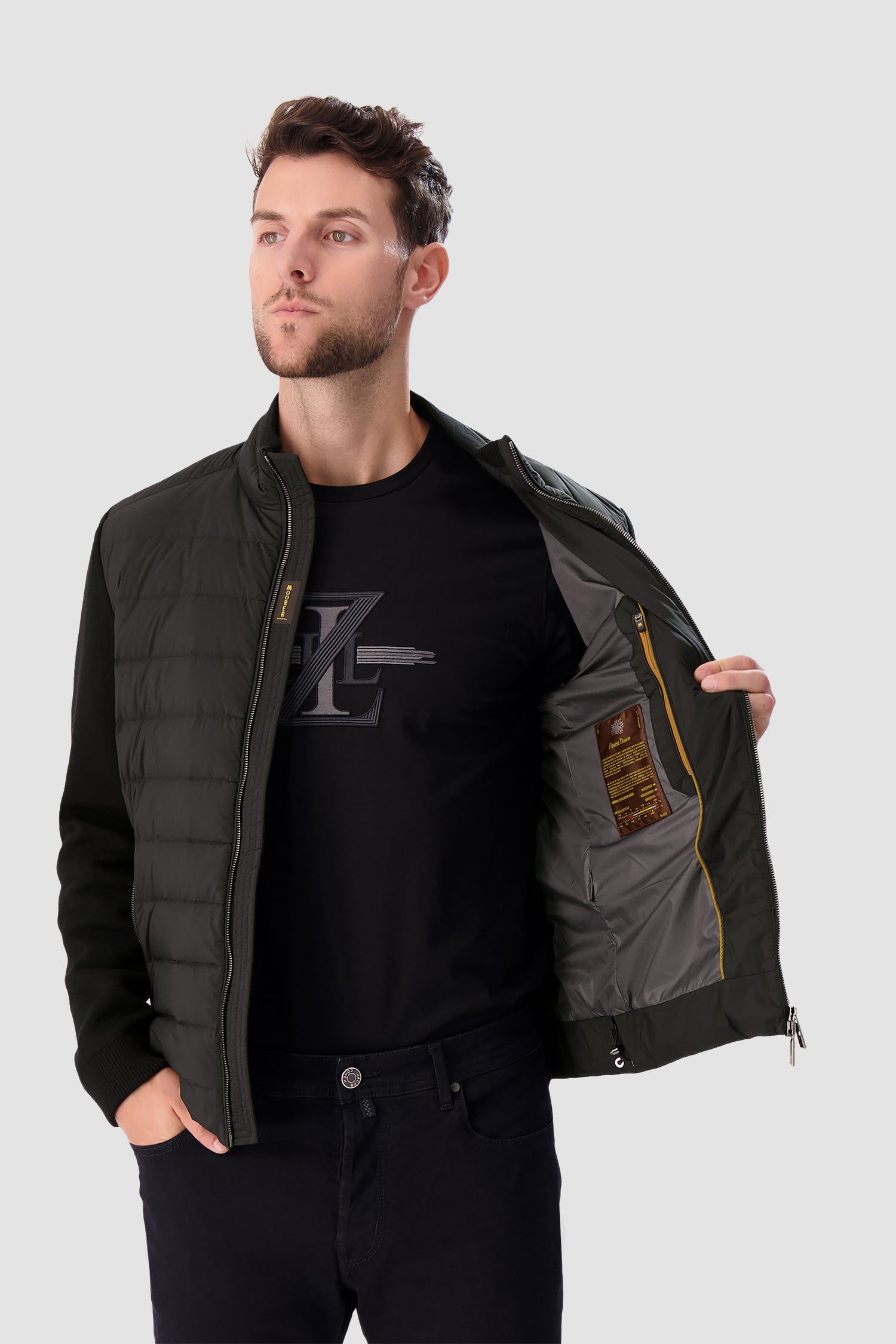 Moorer Black CATTANEO-S3C Jacket