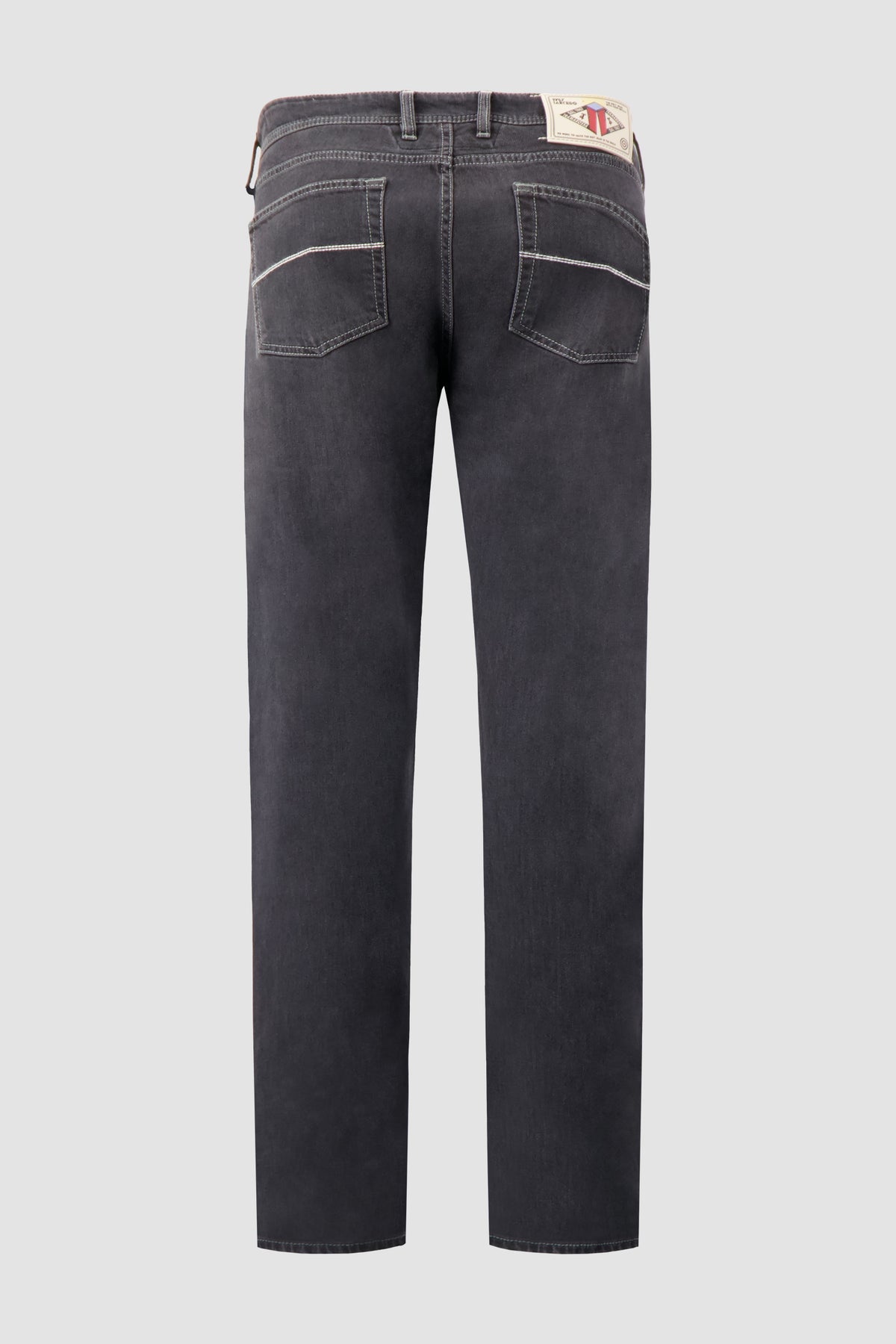 Tramarossa Michelangelo Black Cotton Blend Textured Jeans