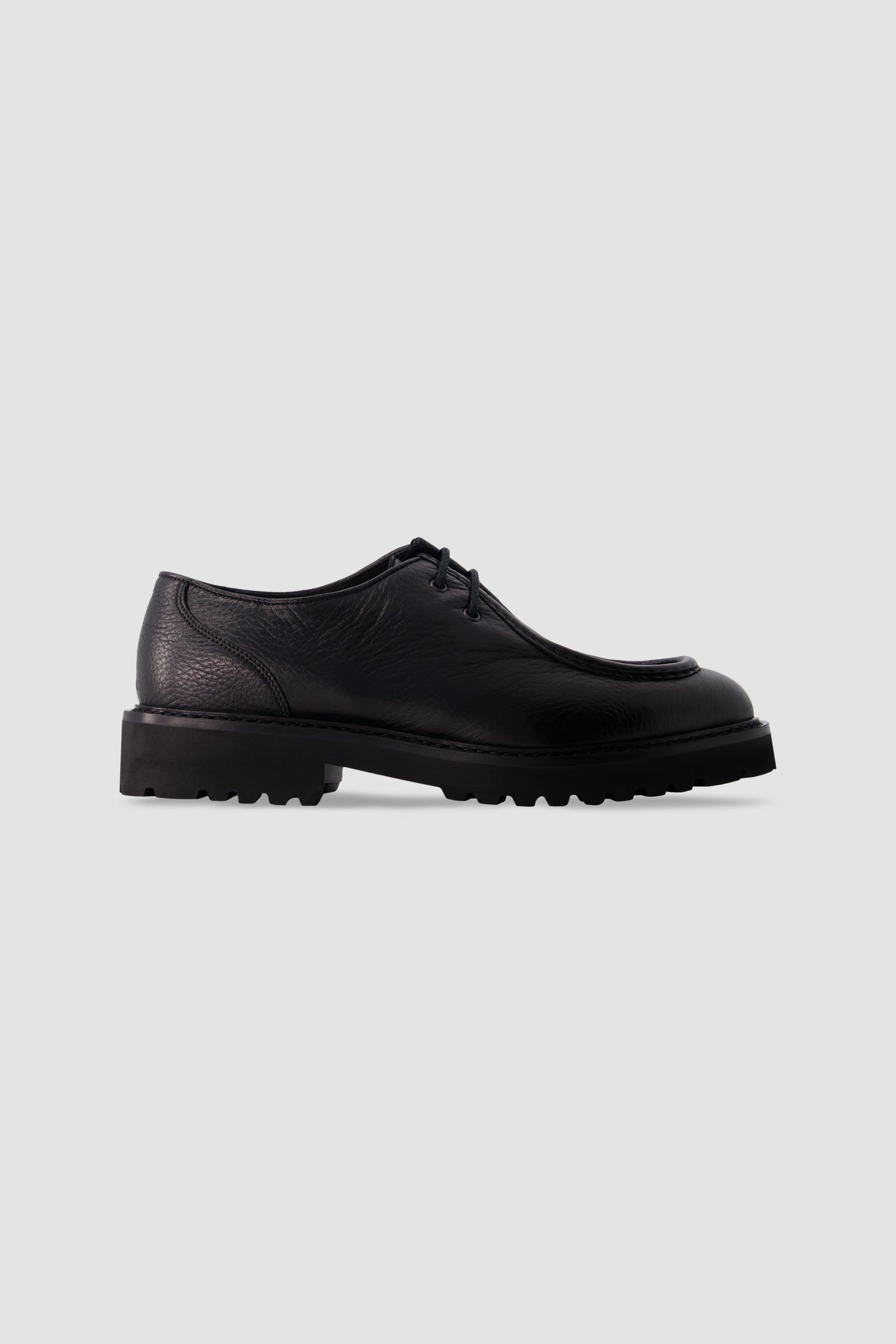 Ducal's Black Leather Loafers