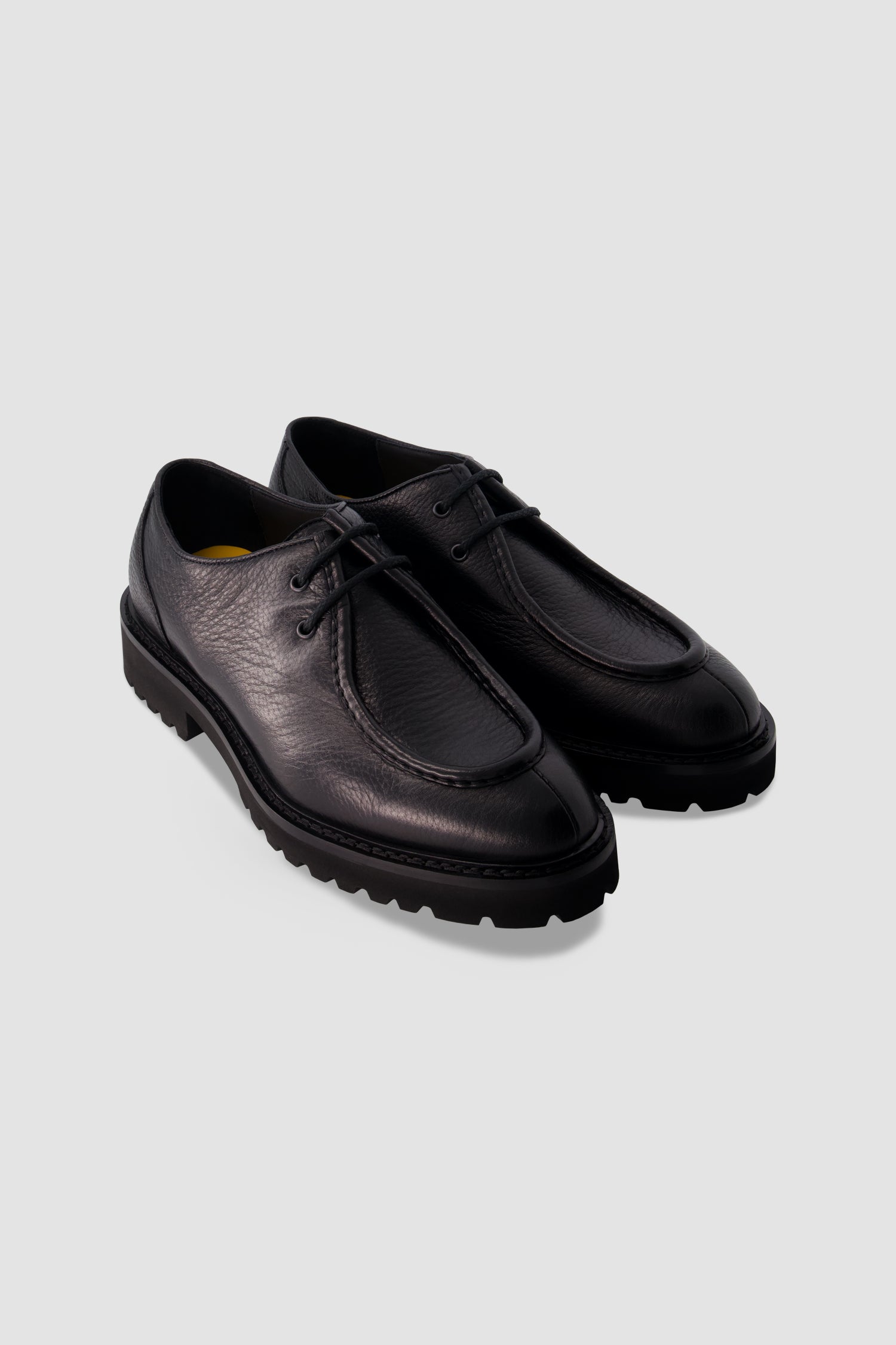 Ducal's Black Leather Loafers