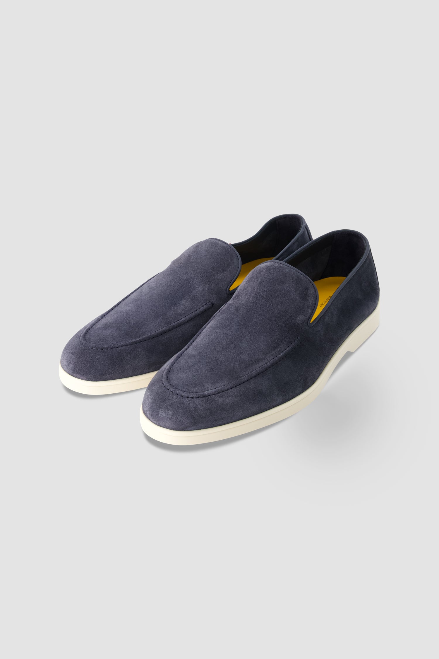 Ducal's Navy Suede Slip-On Sneakers