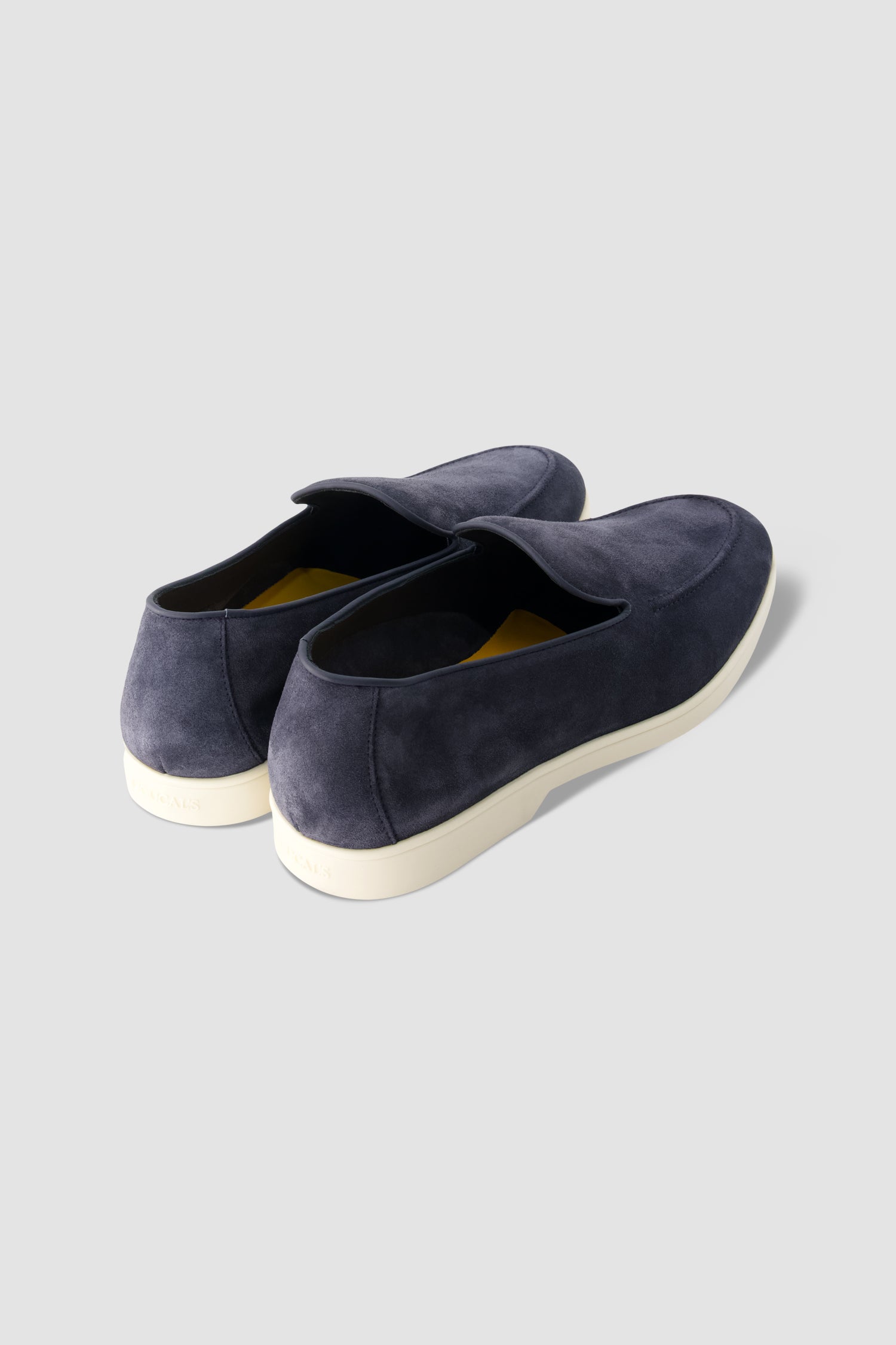 Ducal's Navy Suede Slip-On Sneakers
