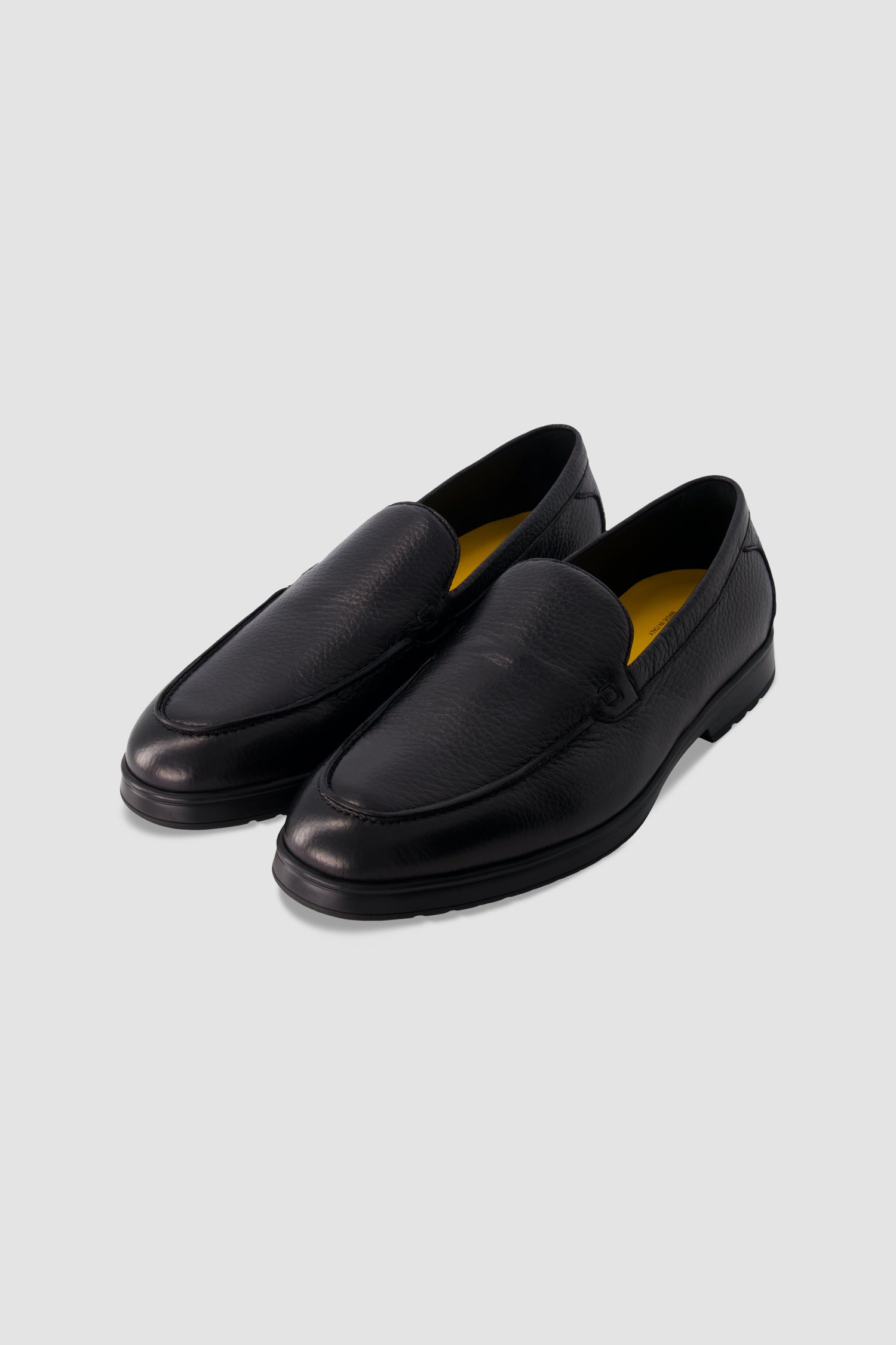 Ducal's Navy Leather Loafers