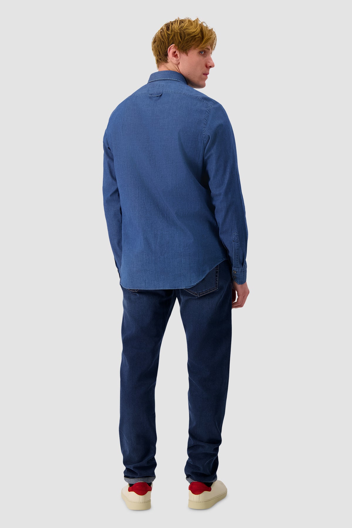 Richard J. Brown Mid Blue Denim Shirt