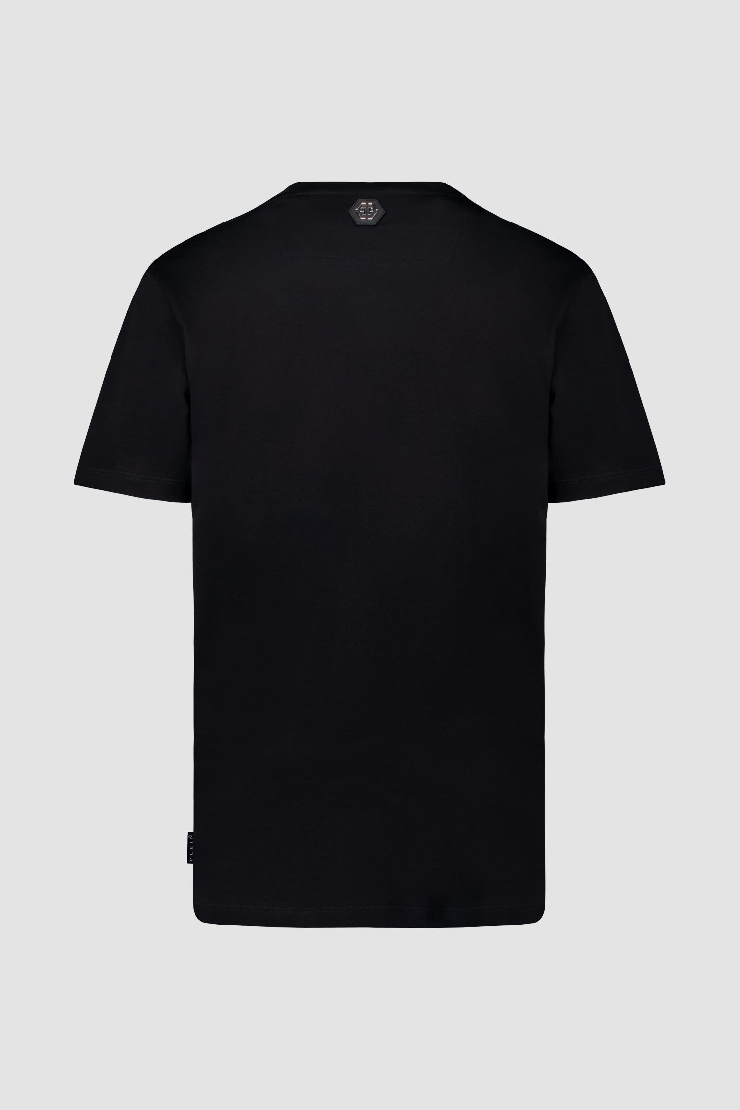 Philipp Plein Black Round Neck SS PP Glass T-Shirt