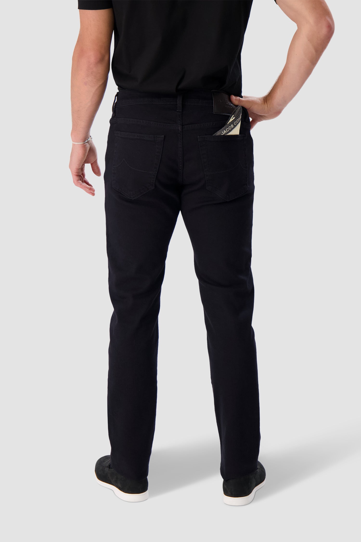 Jacob Cohen Black Slim Fit Bard Jeans