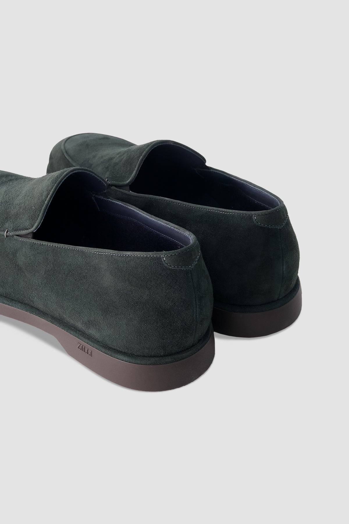 Zilli Black Suede Loafer