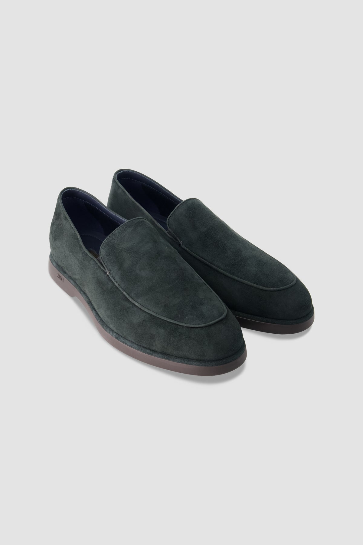 Zilli Black Suede Loafer
