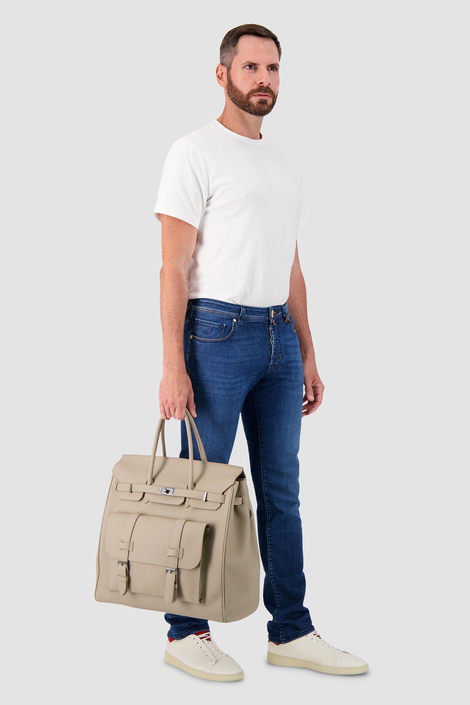 Sac de voyage en cuir Hettabretz