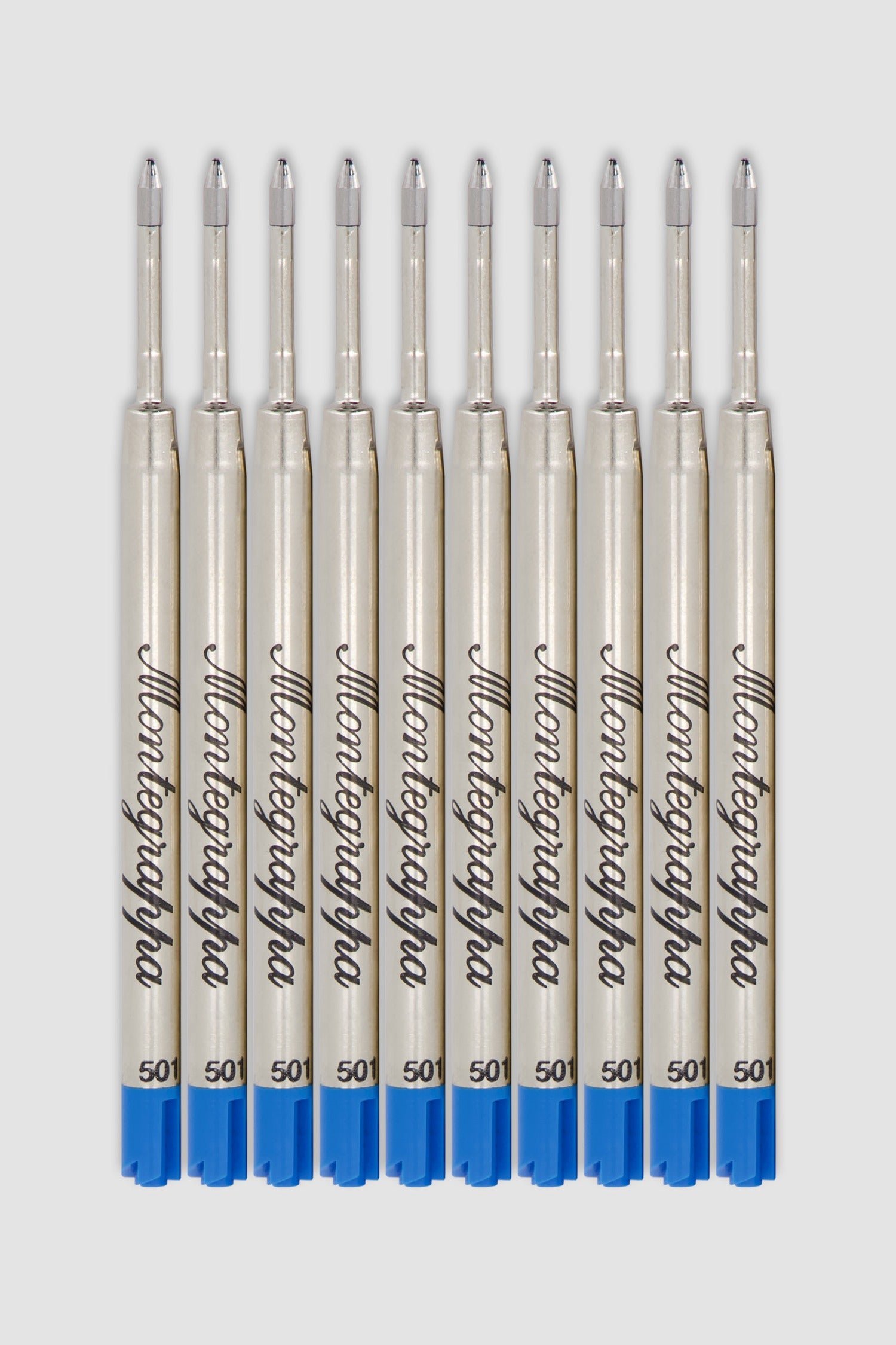 Montegrappa Ballpoint Pen Refills - 10 BP REFILLS L MEDIUM BLUE IA00BMTB