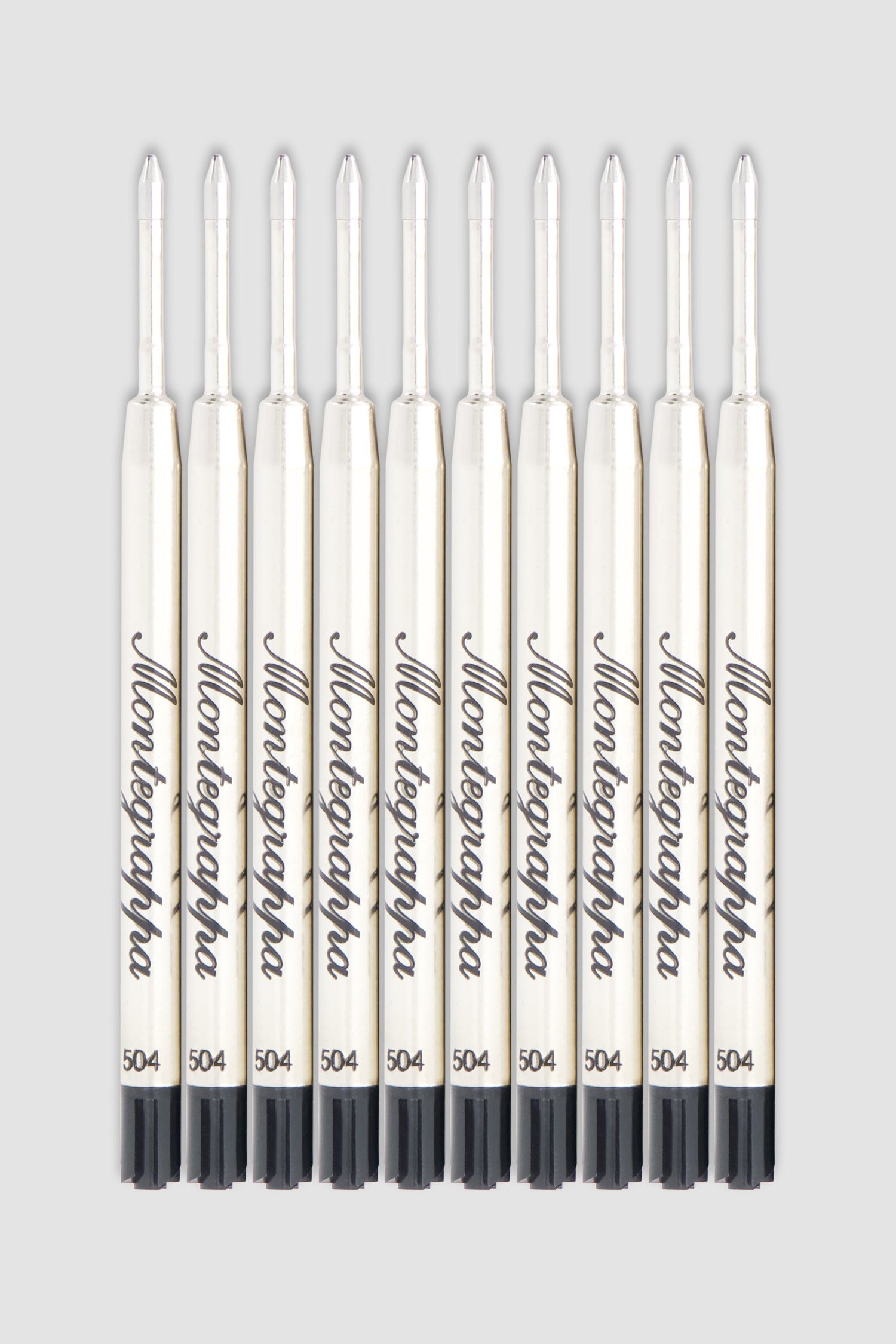 Montegrappa Ballpoint Pen Refills - 10 BP REFILLS L MEDIUM BLACK IA00BMTC