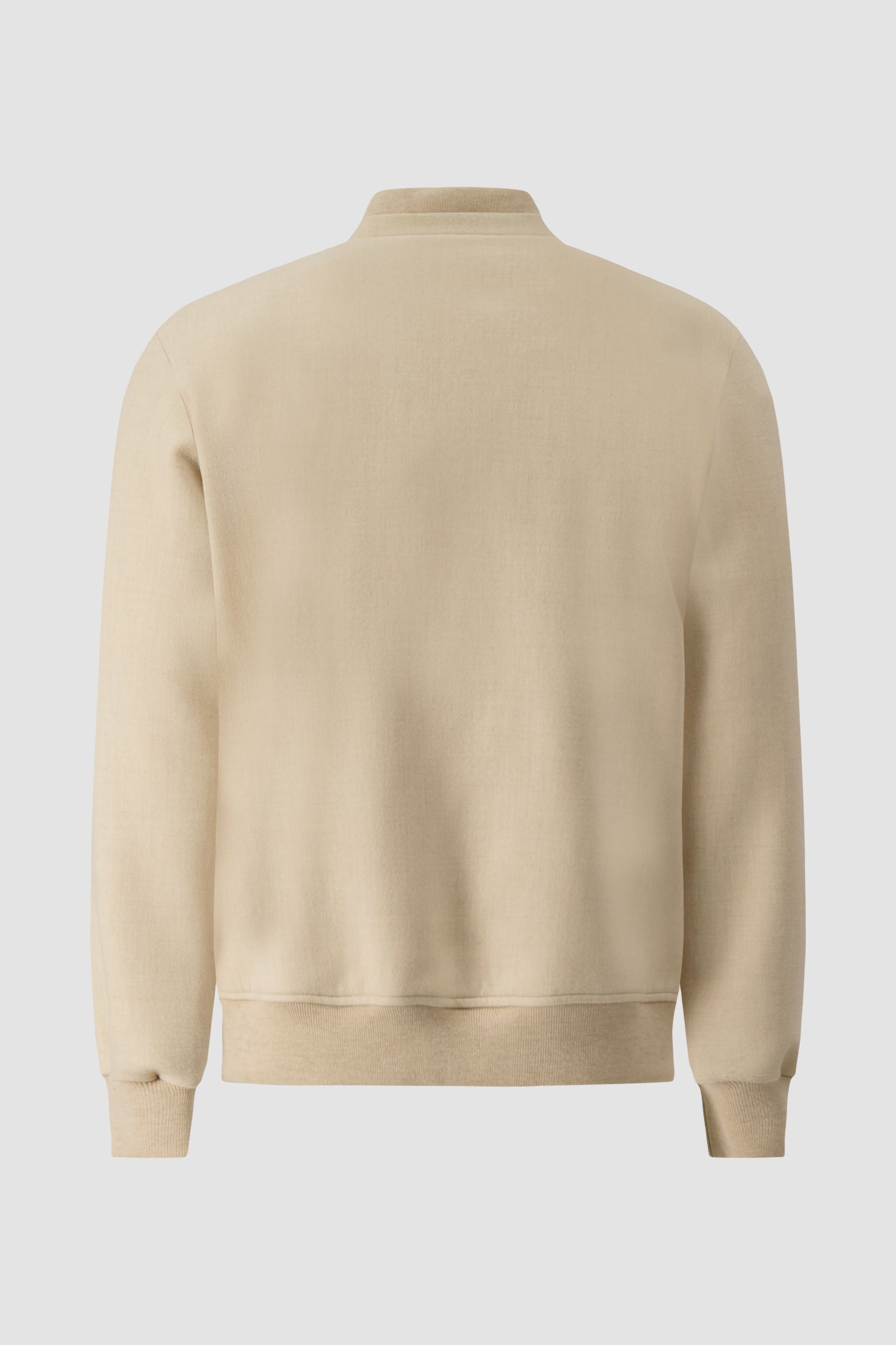 Marco Pescarolo Beige Zip Bomber Jacket