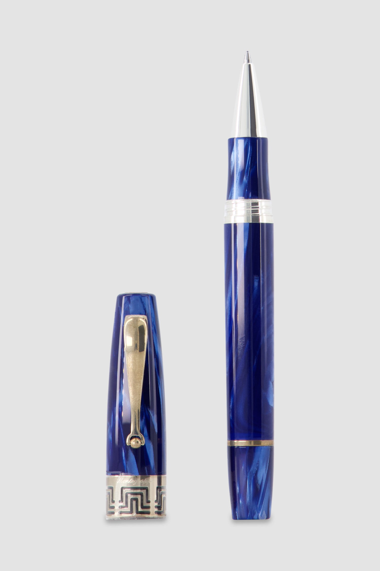 Stylo Plume Montegrappa Extra 1930, Bleu Méditerranée MOYENNE
