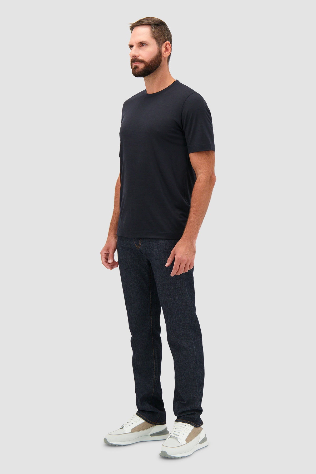 Marco Pescarolo Navy James Crew-Neck T-Shirt