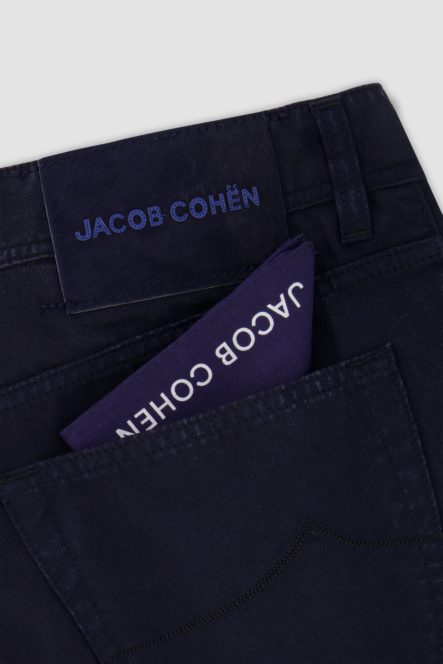 Jacob Cohen Navy Bard Trousers