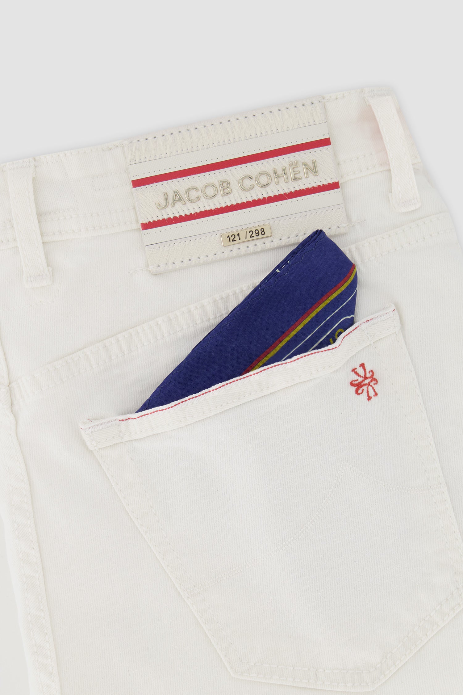 Jacob Cohen White Bard Limited Edition Jeans