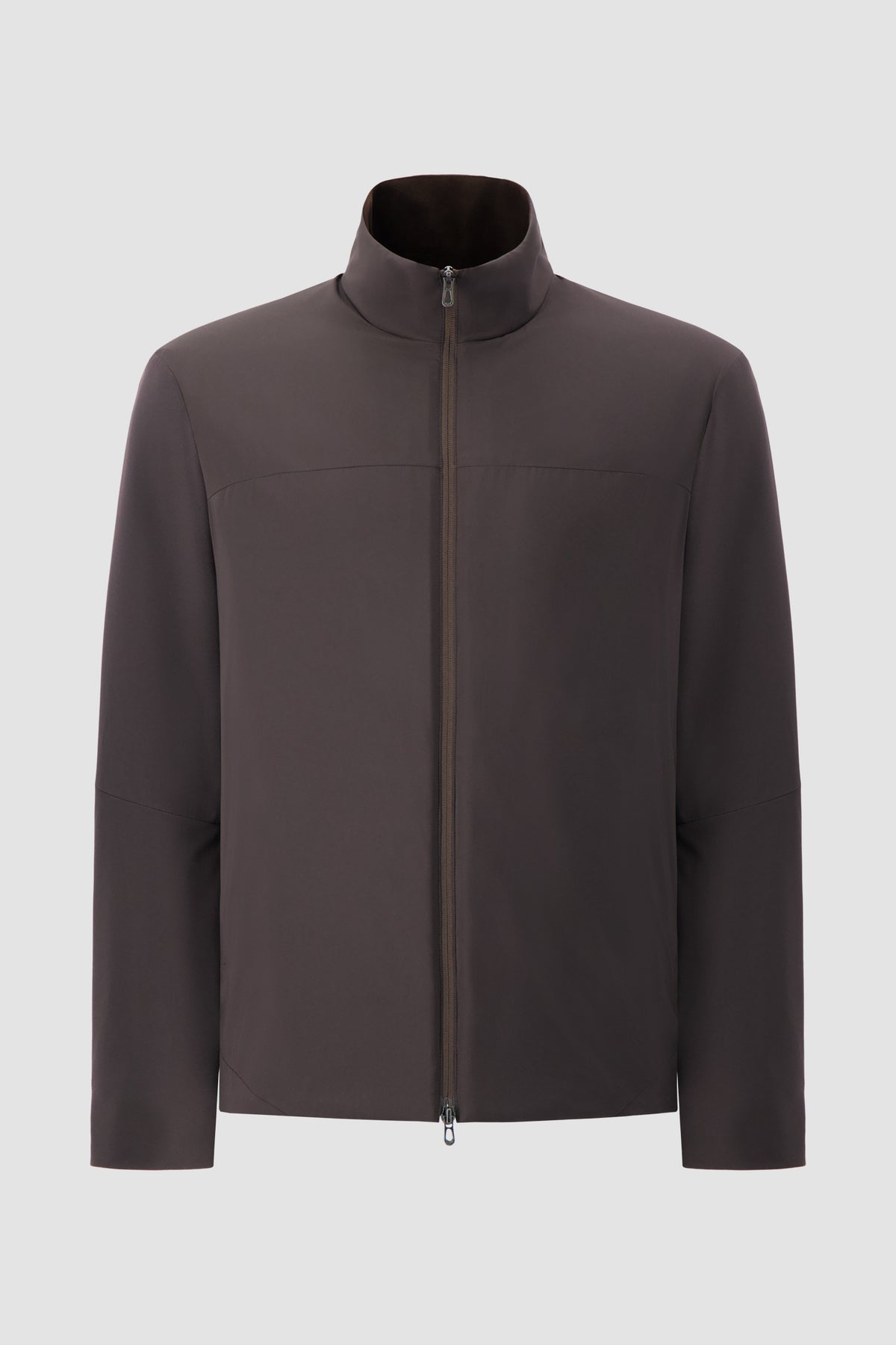 Sease Brown Virgin Wool Light Warmer Jacket