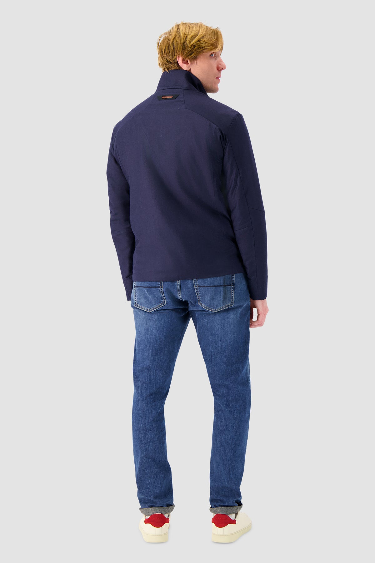Sease Navy Virgin Wool Light Warmer Jacket