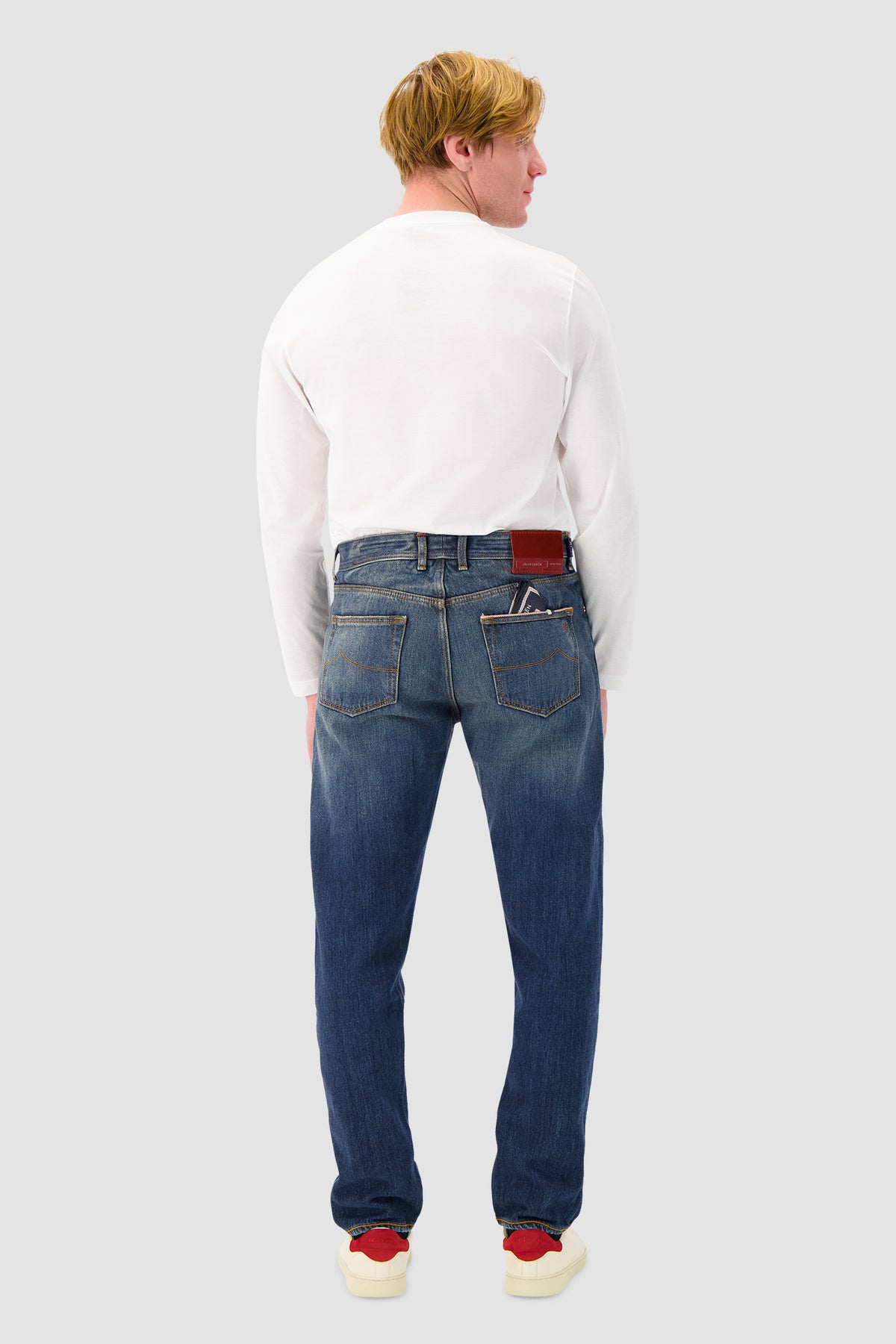 Jacob Cohen Blue Regular Straight Fit Jeans