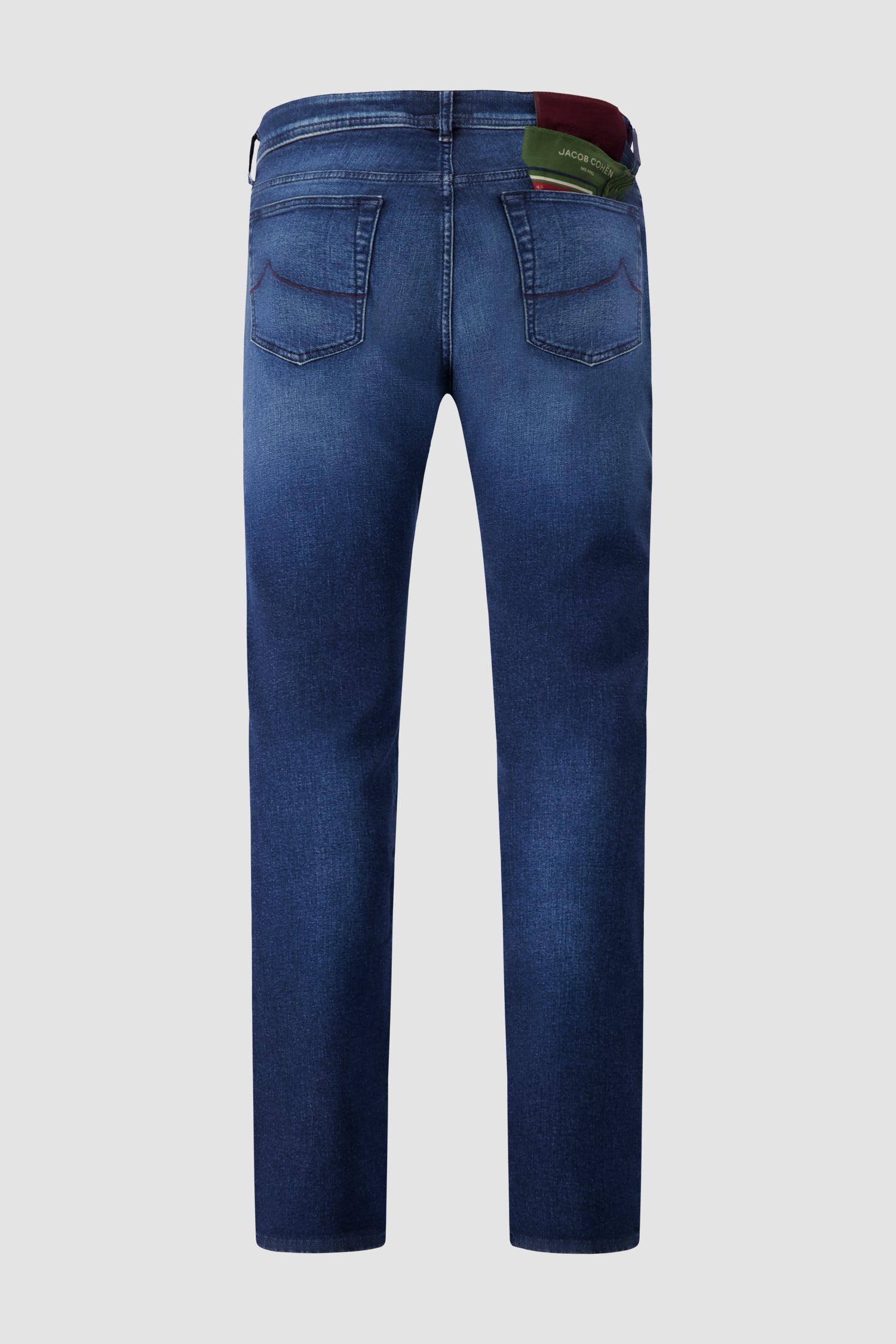 Jacob Cohen Medium Blue Washed Stretch Denim Jeans